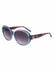 Crystal Glamorous Oval Sunglasses Grey Crystal - Anne Klein Grey Crystal