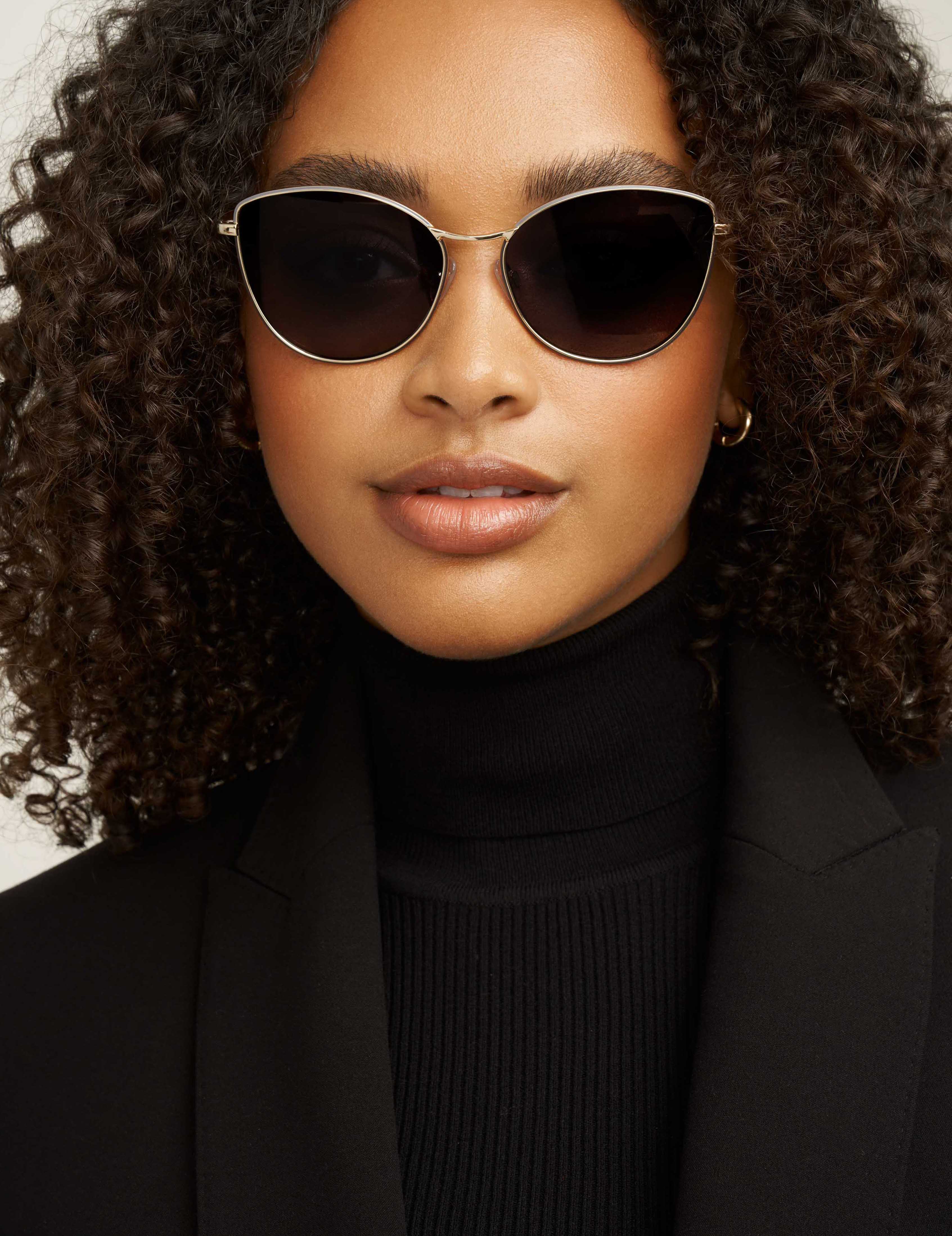 Metal Cateye Sunglasses Silver - Anne Klein Silver
