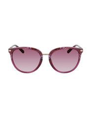 Square Animal Sunglasses Merlot - Anne Klein Merlot Animal