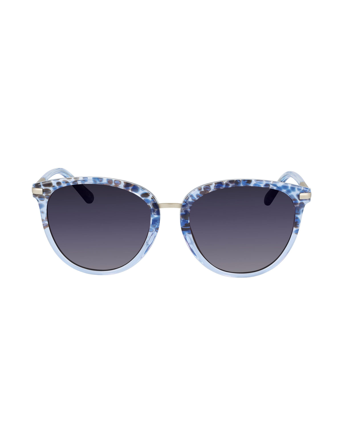 Square Animal Sunglasses Blue - Anne Klein Blue Animal