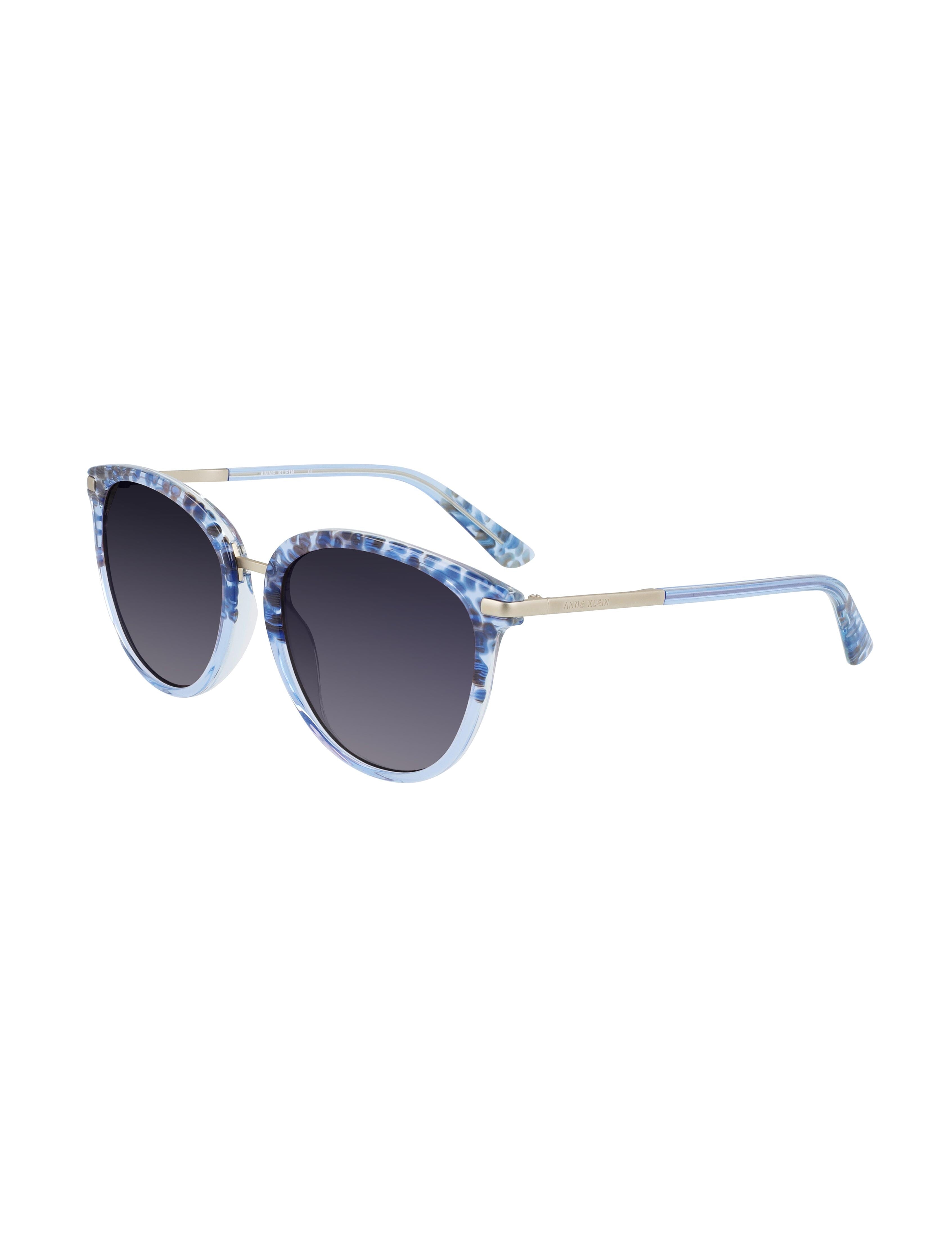 Square Animal Sunglasses Blue - Anne Klein Blue Animal