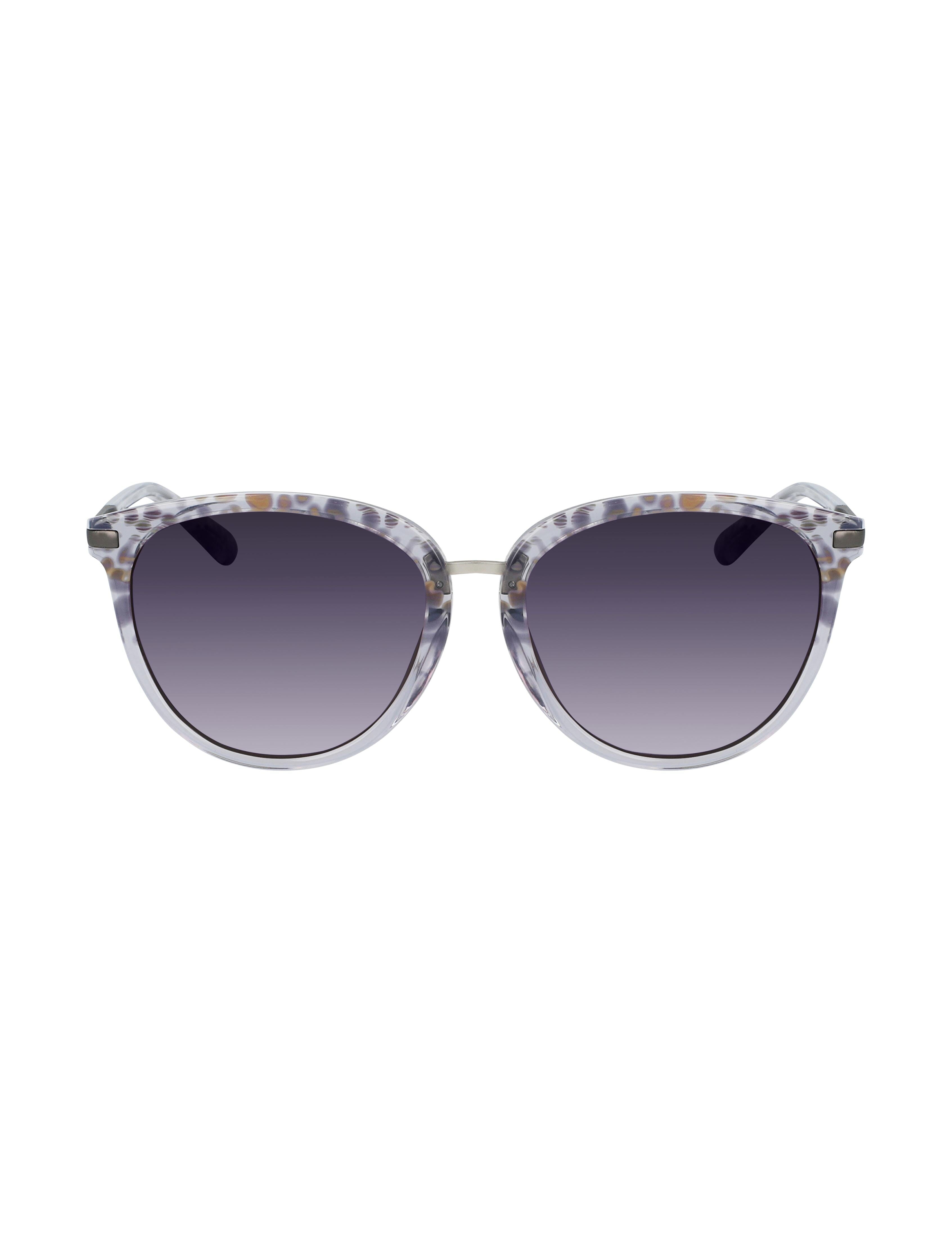 Square Animal Sunglasses Grey - Anne Klein Grey Animal