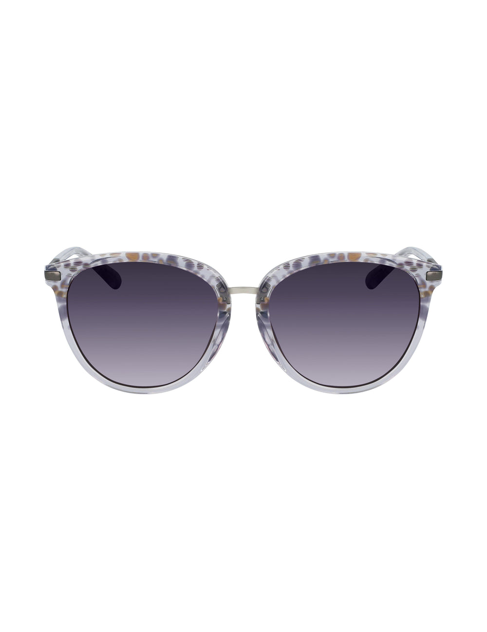Square Animal Sunglasses Grey - Anne Klein Grey Animal