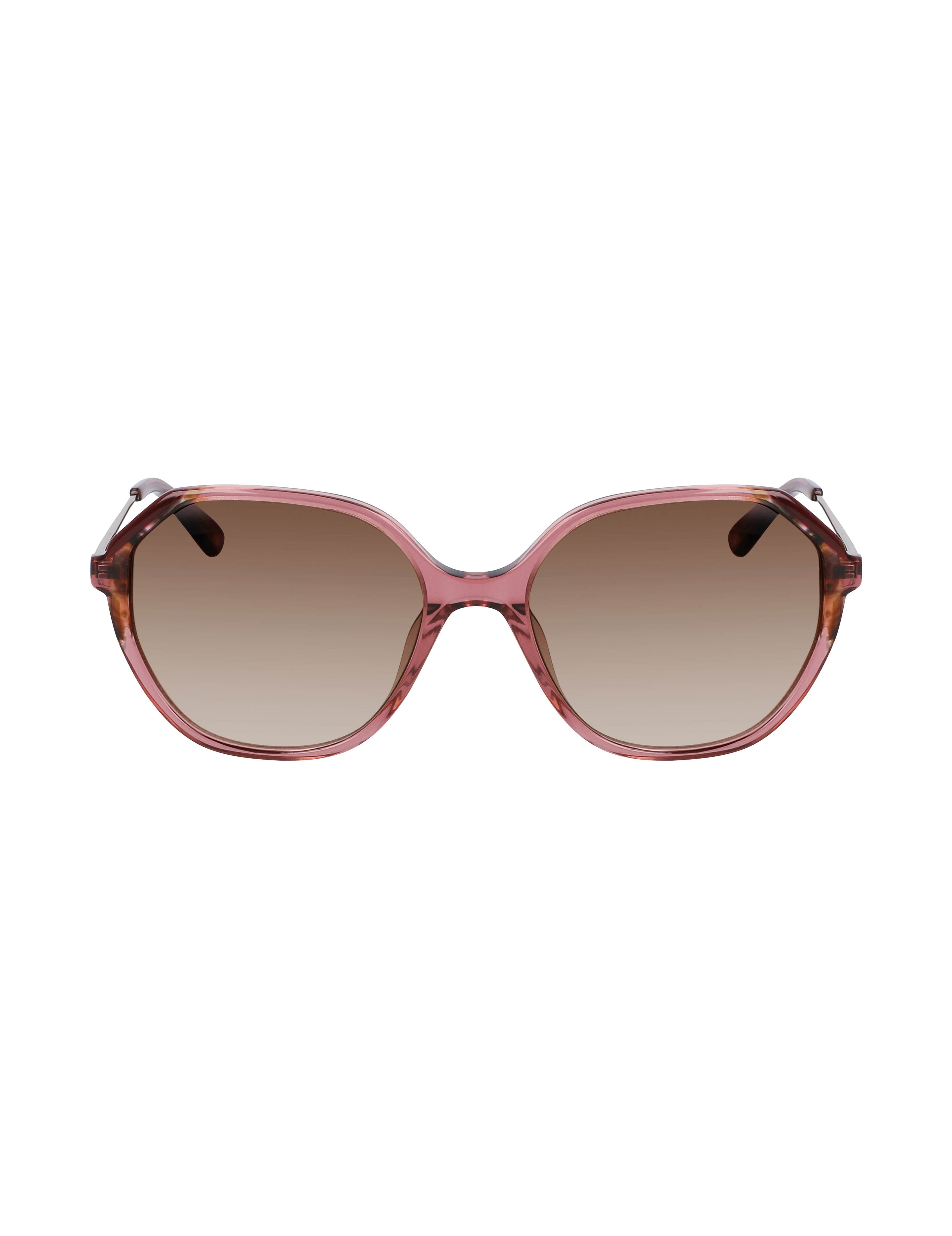 Anne Klein Merlot Geometric Sunglasses - Anne Klein Merlot