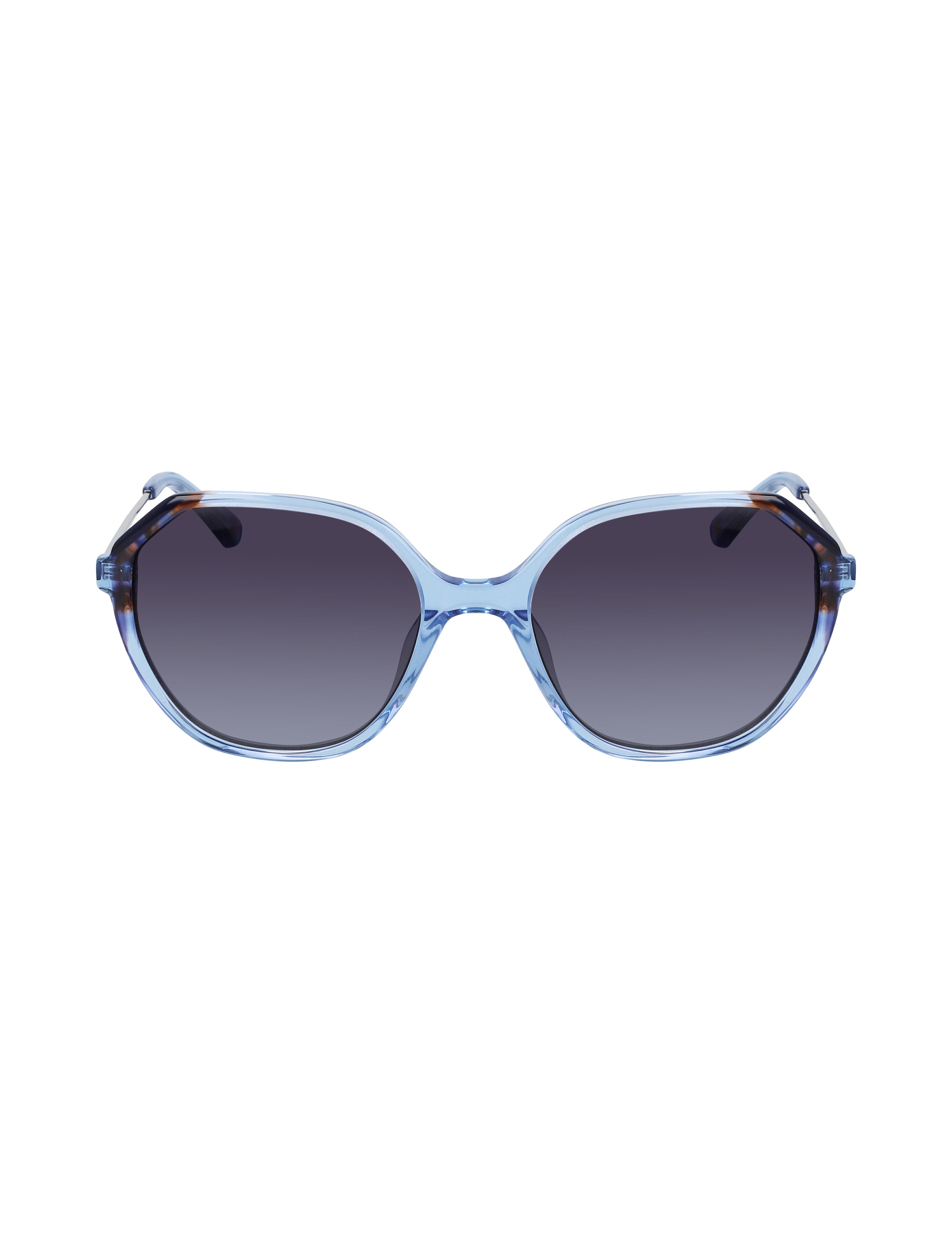 Anne Klein Blue Geometric Sunglasses - Anne Klein