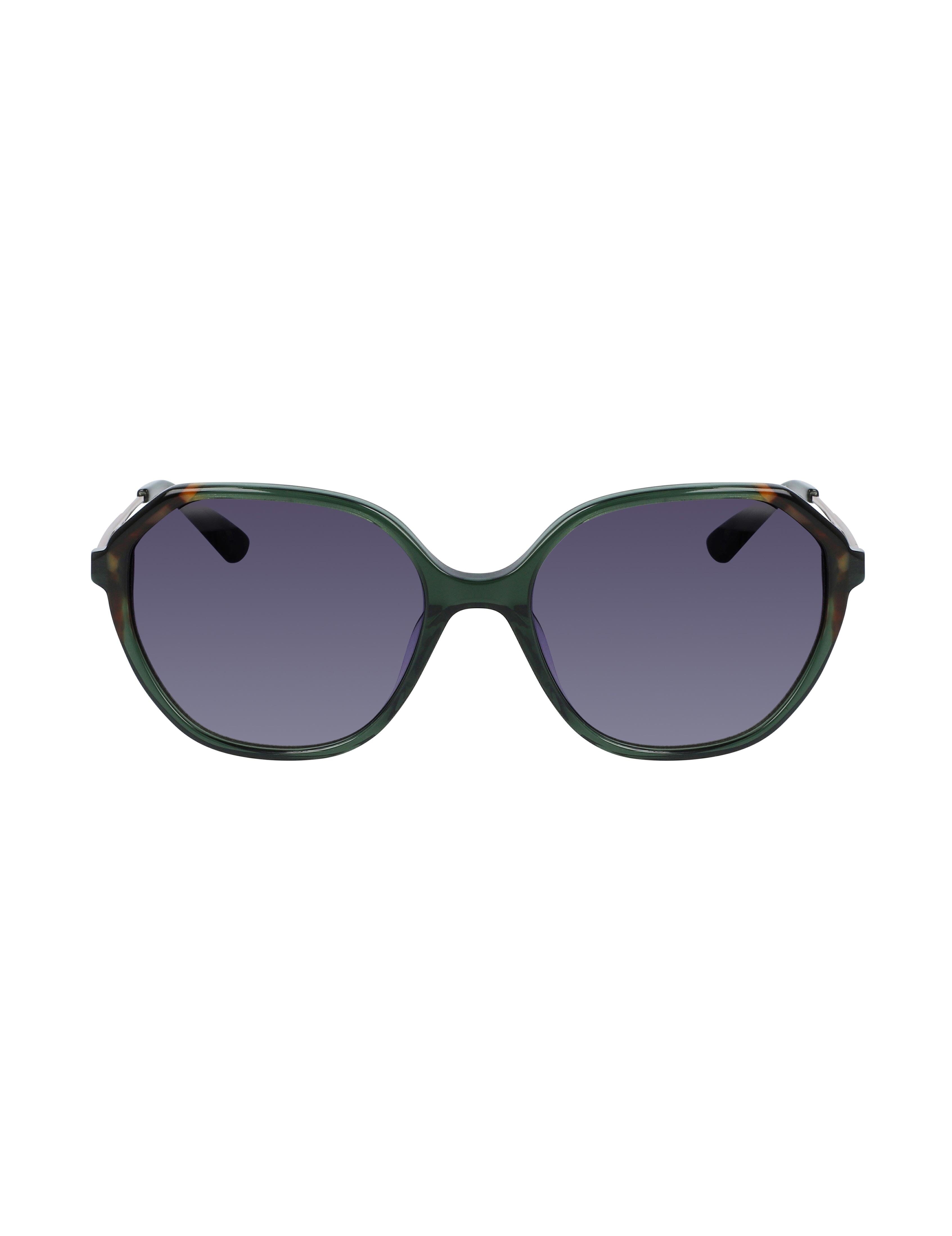 Anne Klein Olive Geometric Sunglasses - Anne Klein Olive