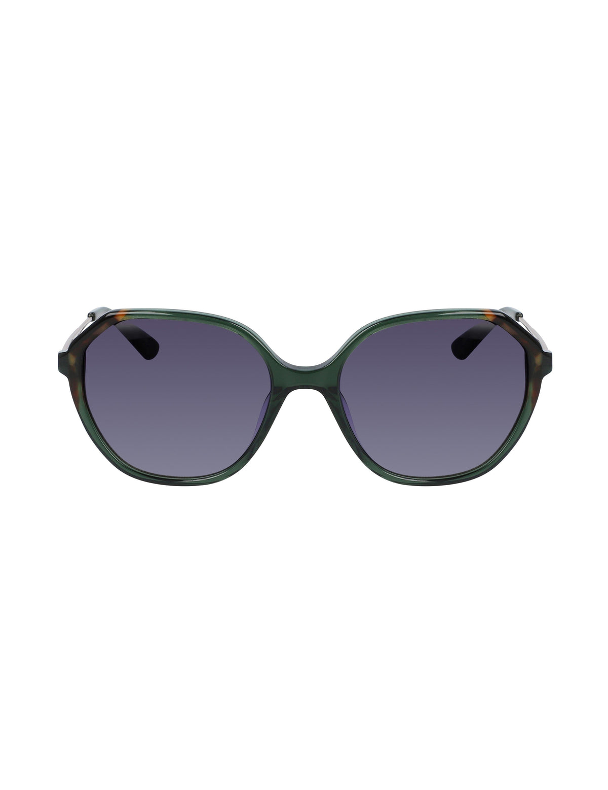 Anne Klein Olive Geometric Sunglasses - Anne Klein Olive