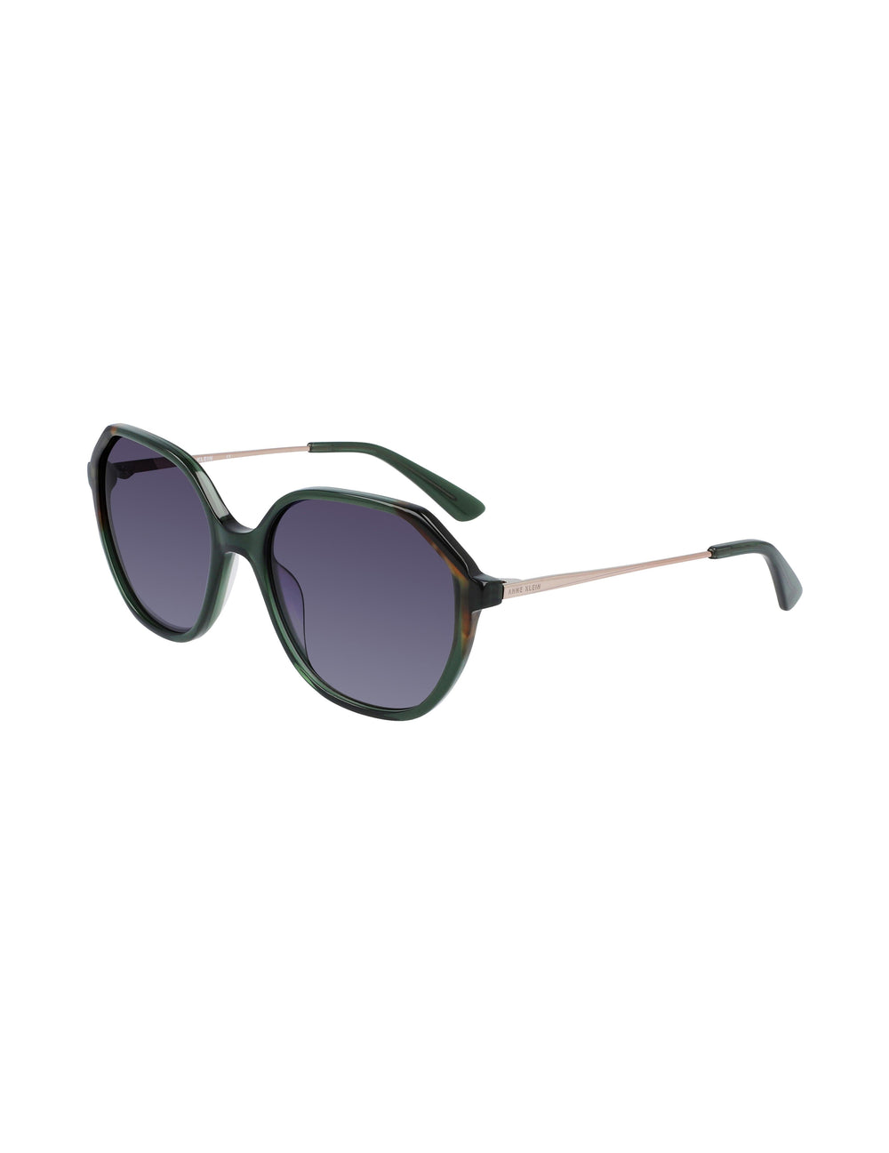 Anne Klein Olive Geometric Sunglasses - Anne Klein Olive