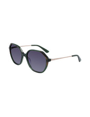Anne Klein Olive Geometric Sunglasses - Anne Klein Olive