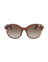 Anne Klein Round Frame Sunglasses - Anne Klein Mocha