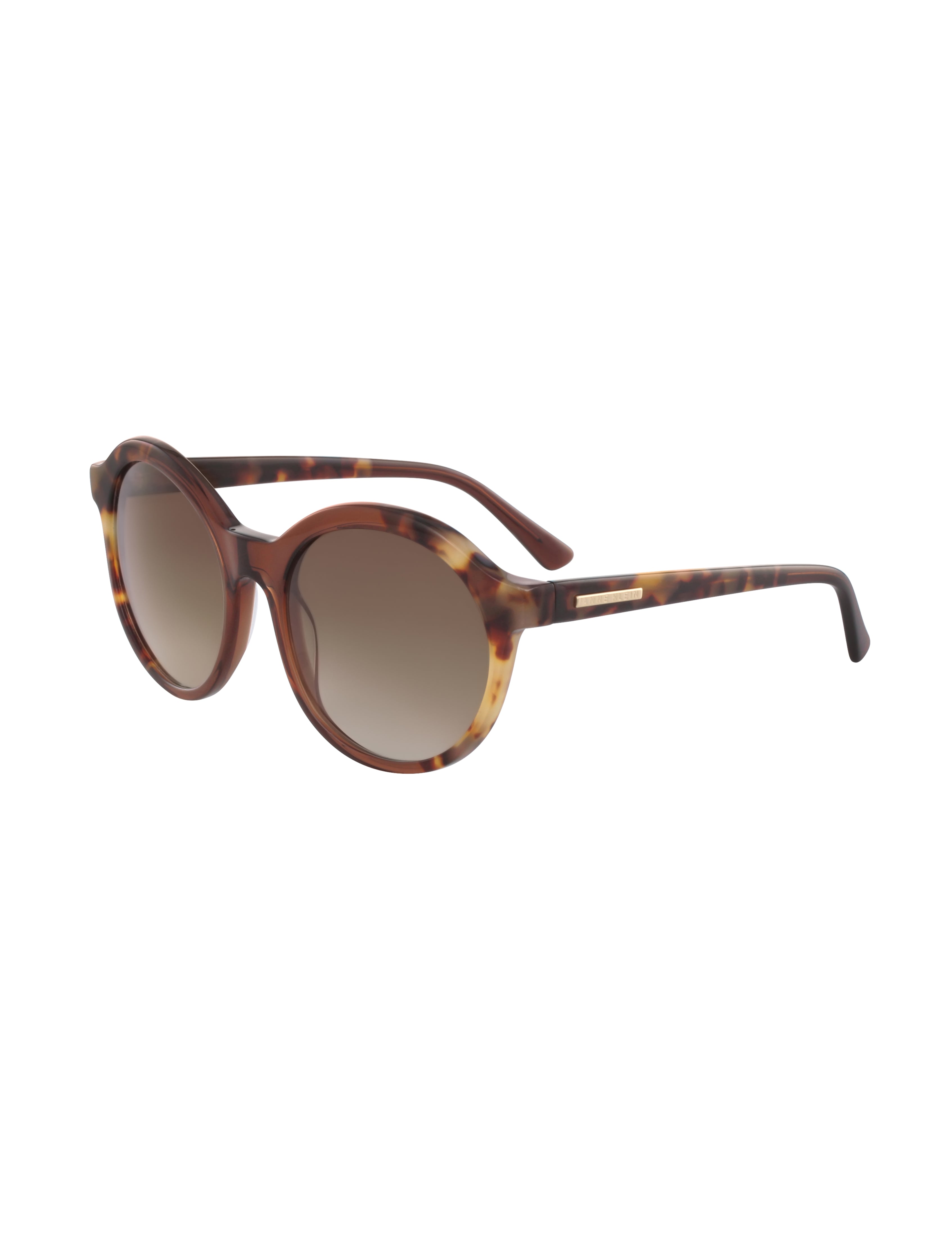 Anne Klein Round Frame Sunglasses - Anne Klein Mocha