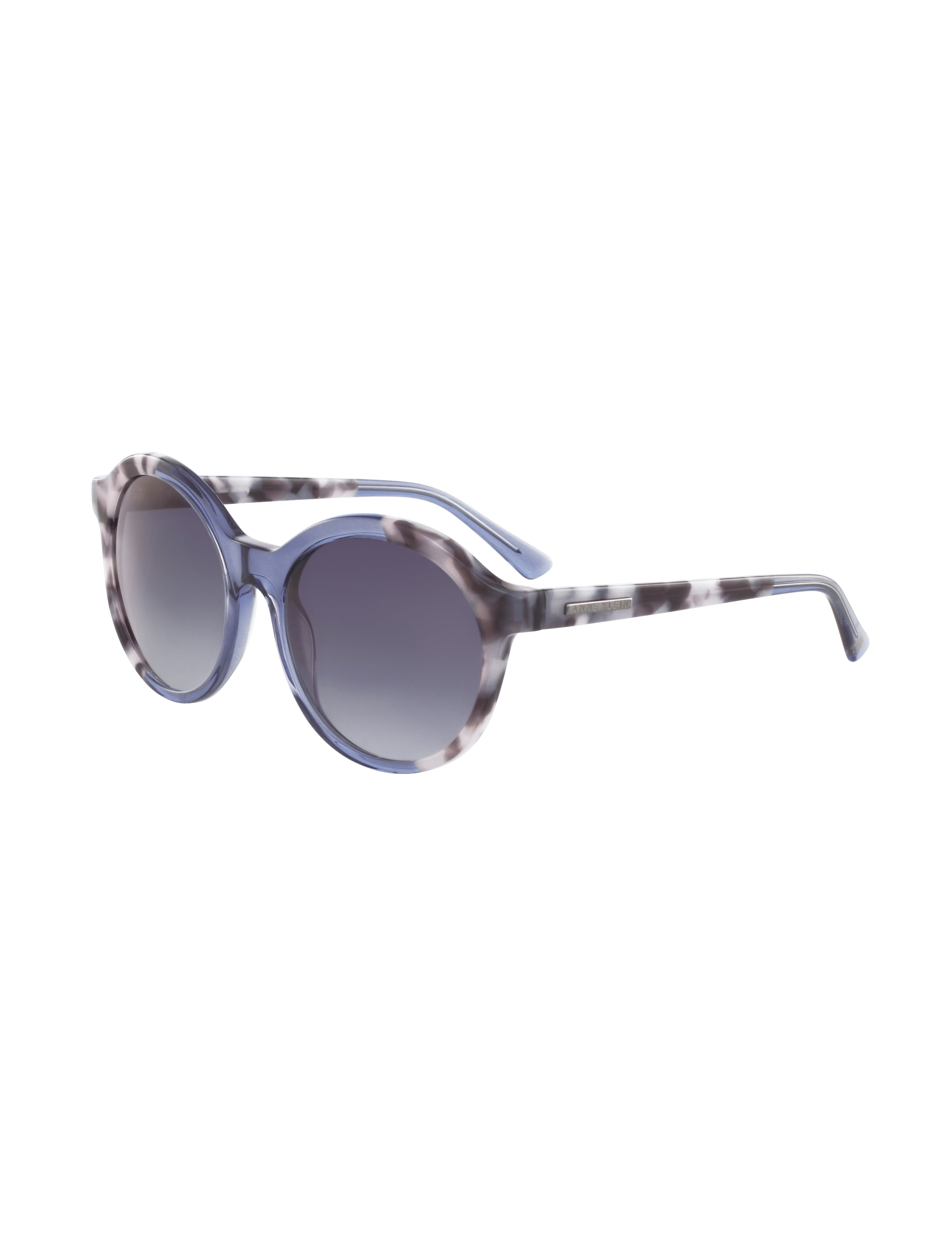 Anne Klein Round Frame Sunglasses - Anne Klein Mocha