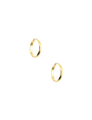 Small Gold-Tone Hoop Earrings - Anne Klein
