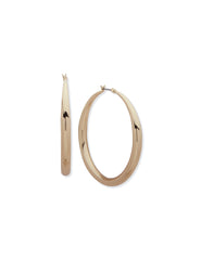 Tapered Gold-Tone Hoop Earrings - Anne Klein Gold-Tone
