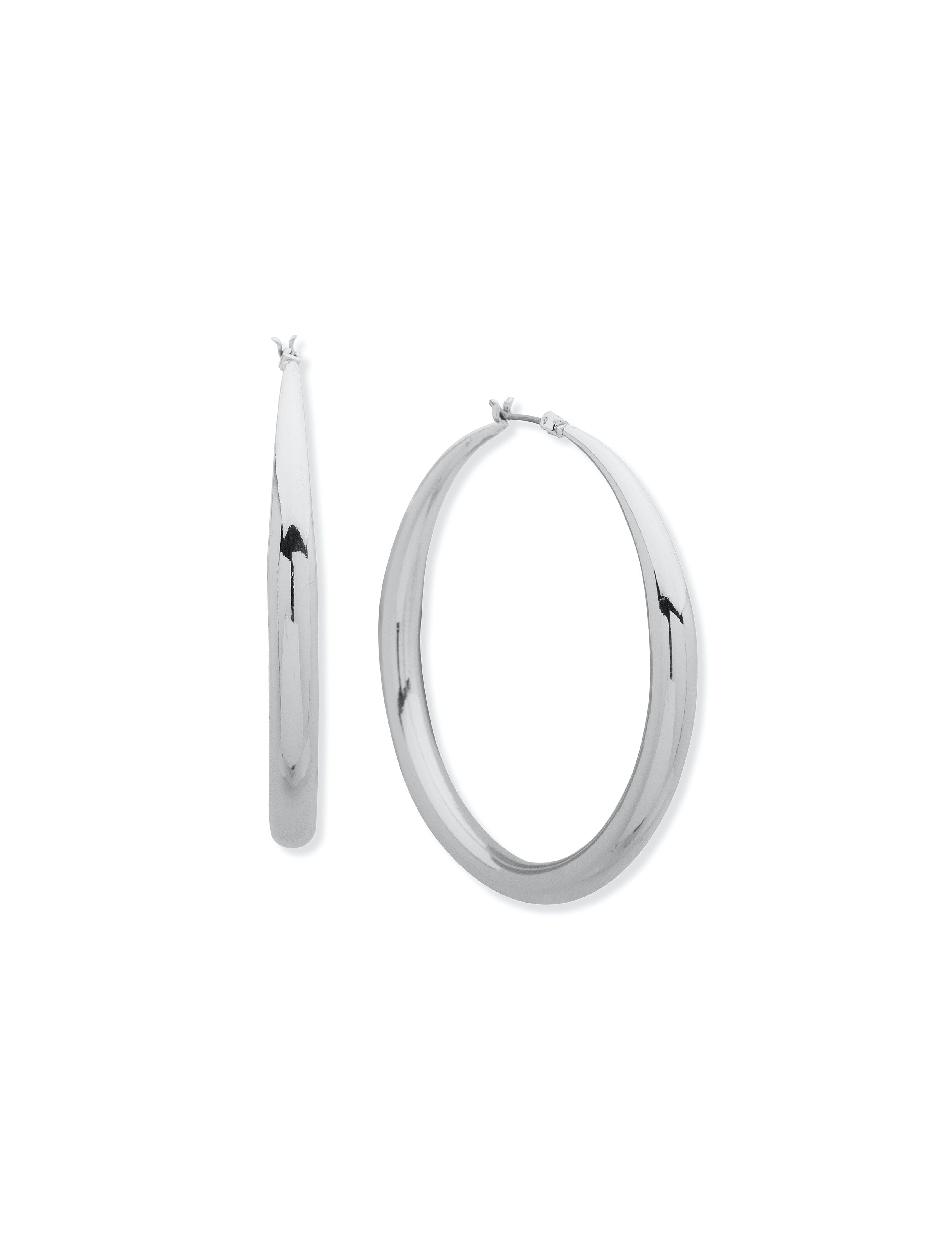 Tapered Gold-Tone Hoop Earrings - Anne Klein Gold-Tone