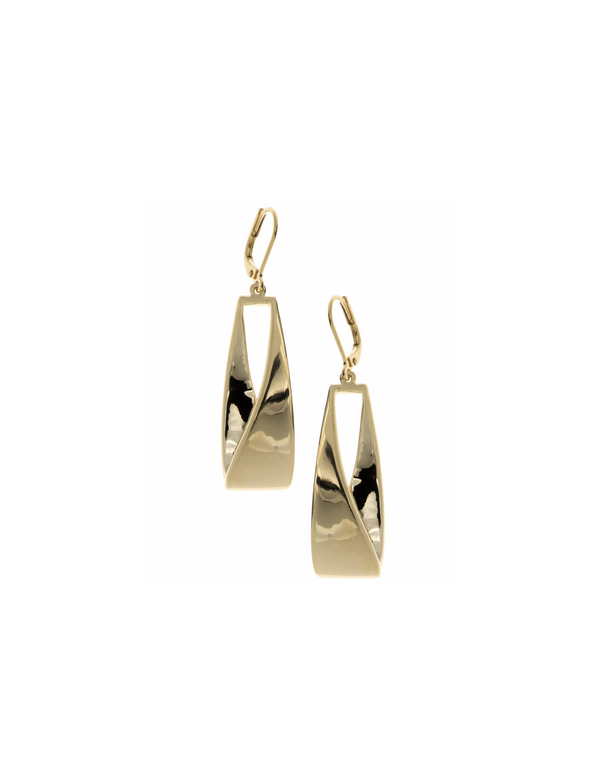 Gold Levback Linear Earrings - Anne Klein