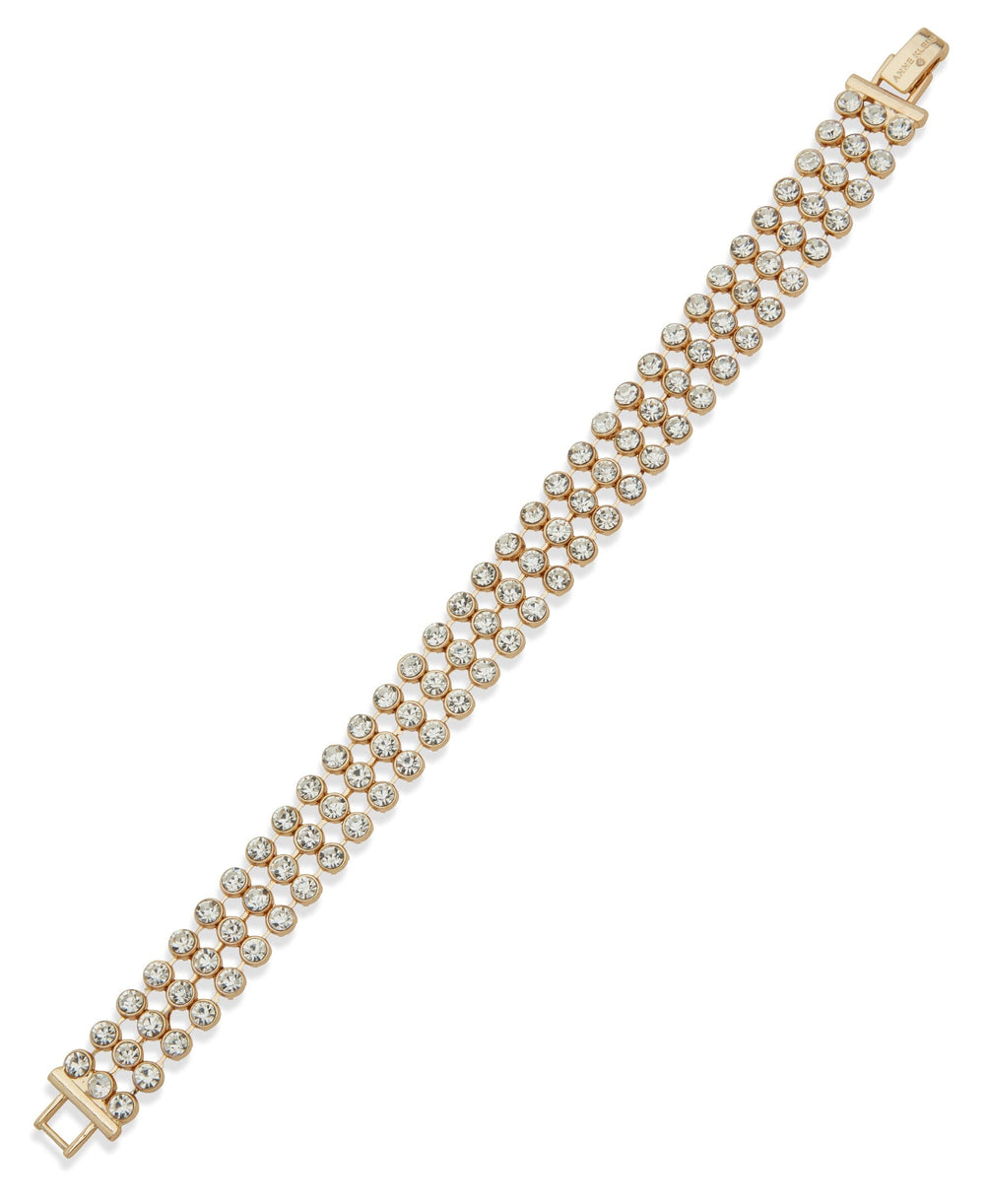 Mesh Foldover Bracelet - Anne Klein