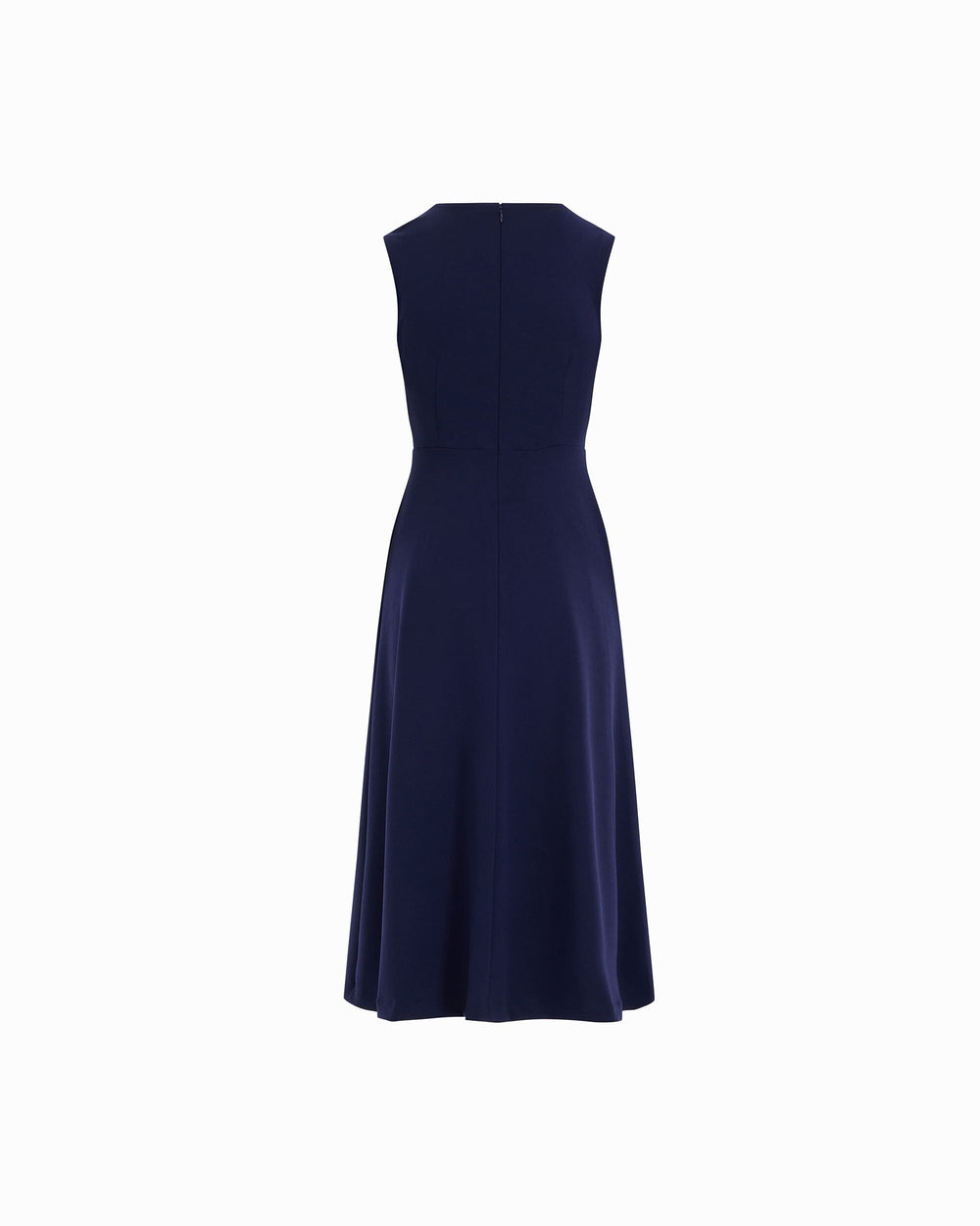 Twist Front A-line Midi Dress - Anne Klein DEEP NAVY
