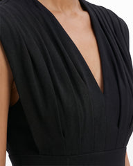 Pleated Bodice Sheath Dress - Anne Klein ANNE BLACK