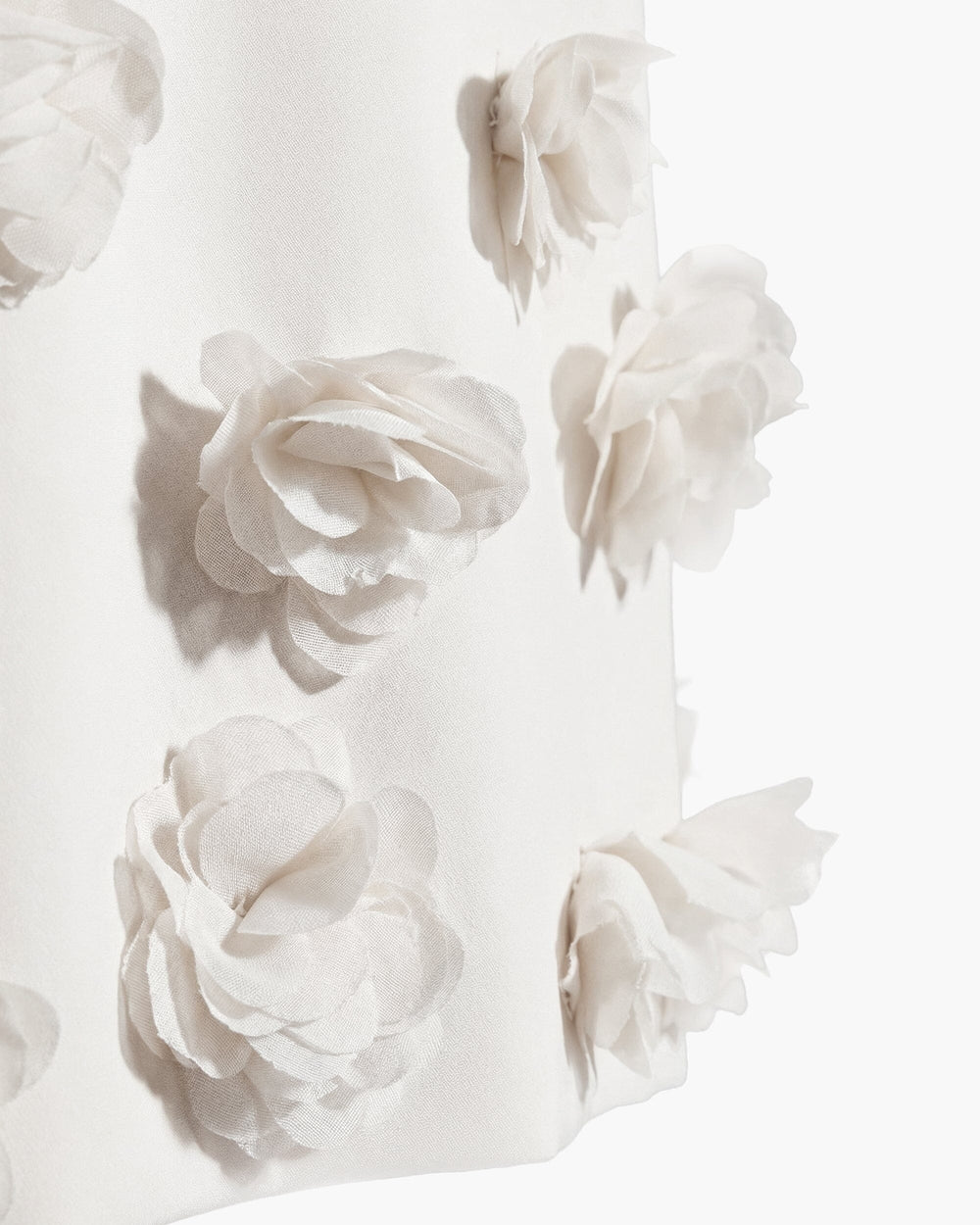 Sleeveless Shift Dress with Rosette - Anne Klein WHITE DOVE
