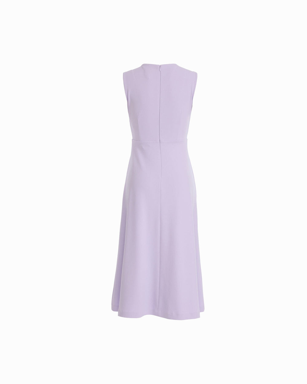 Twist Front A-line Midi Dress - Anne Klein PASTEL LILAC