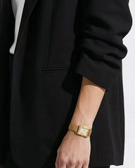 Scrunch Sleeve Open Front Blazer - Anne Klein Anne Black
