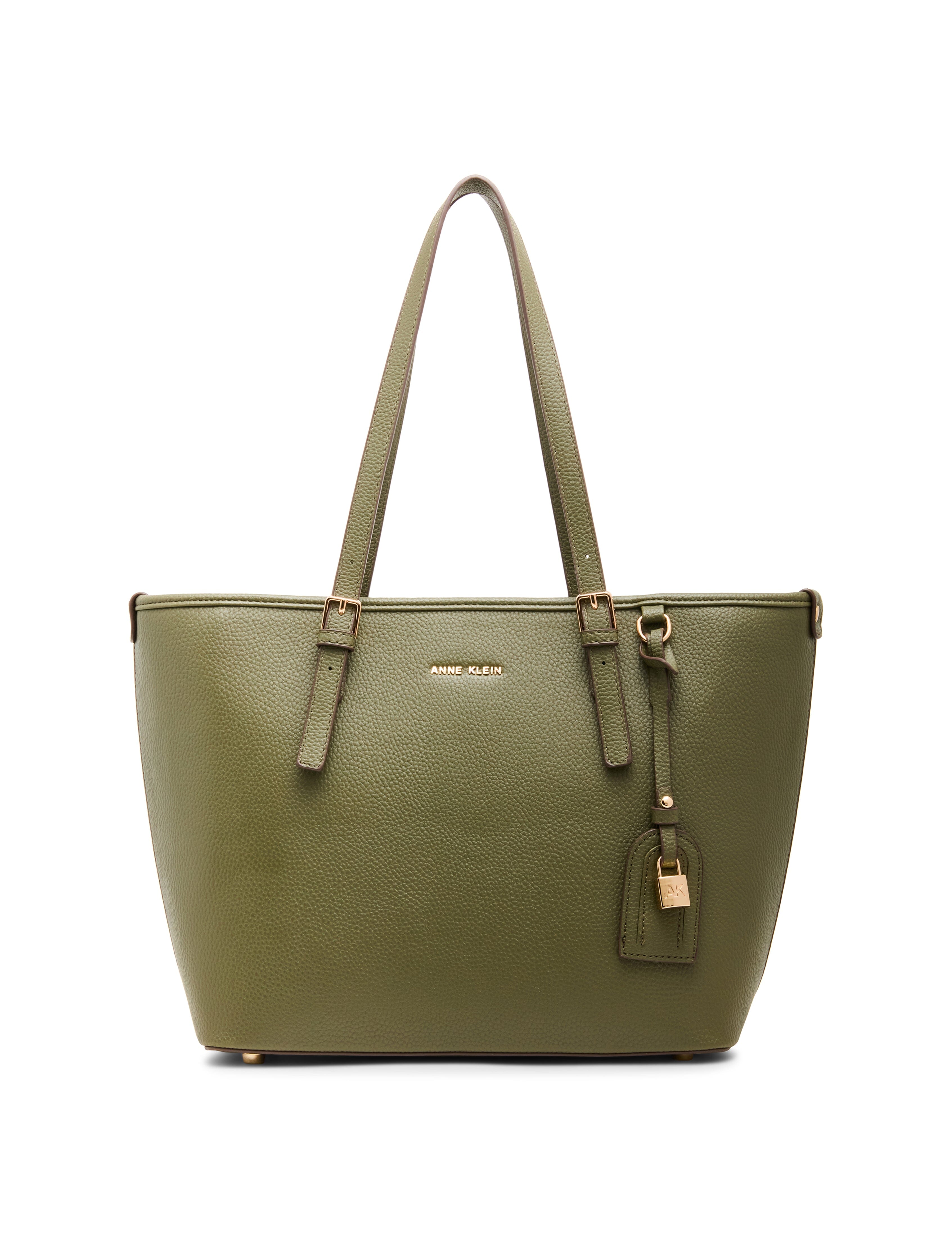 Carry All Tote in Safari Green - Anne Klein Safari Green