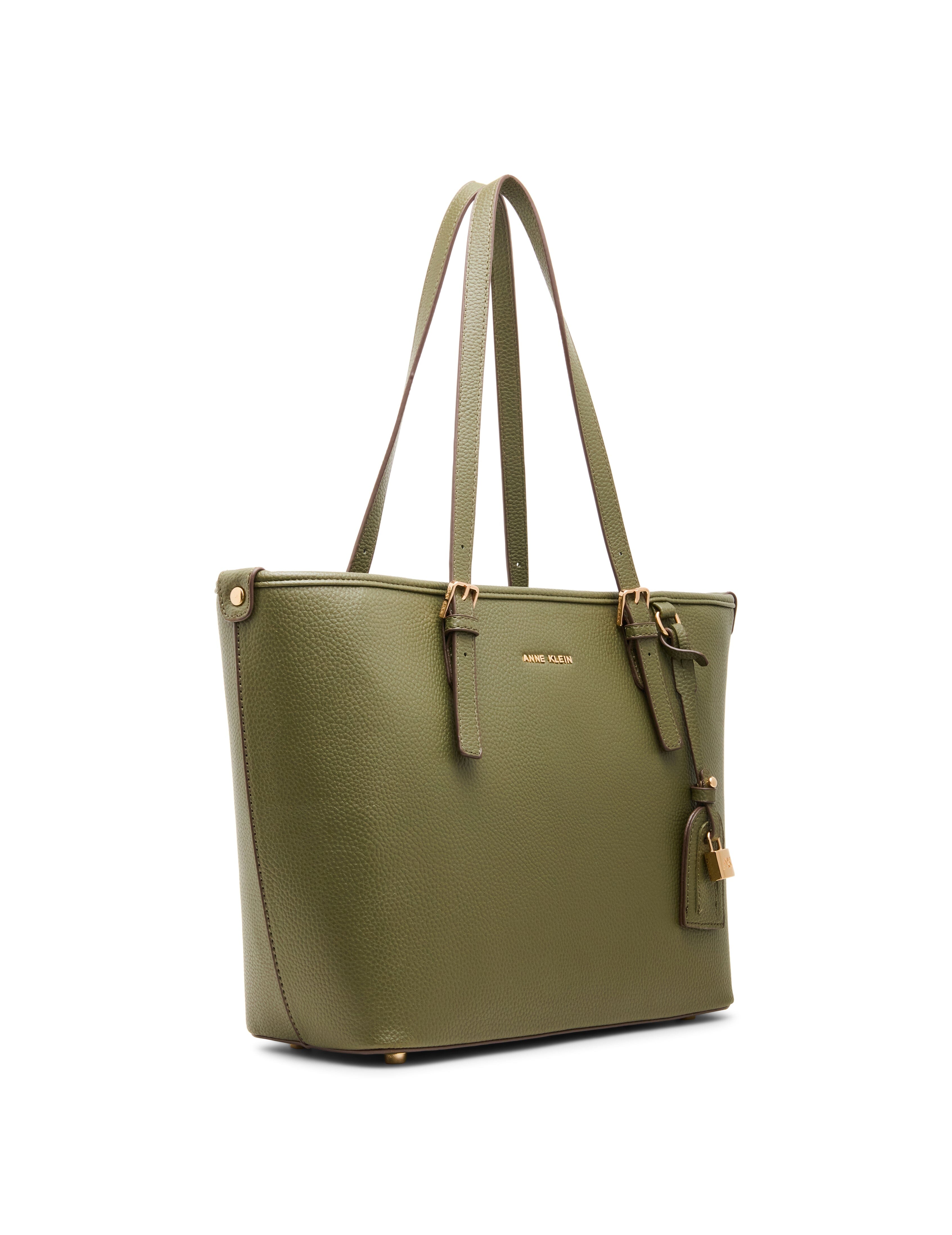 Carry All Tote in Safari Green - Anne Klein Safari Green