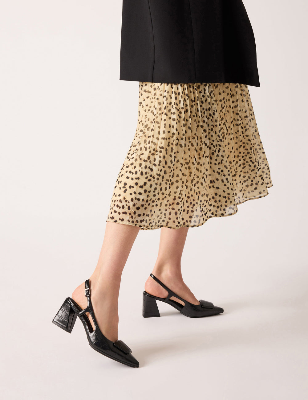 Renetta - Anne Klein Black Croc