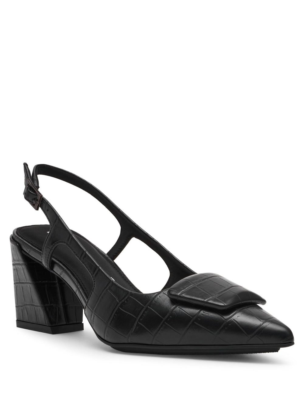Renetta - Anne Klein Black Croc