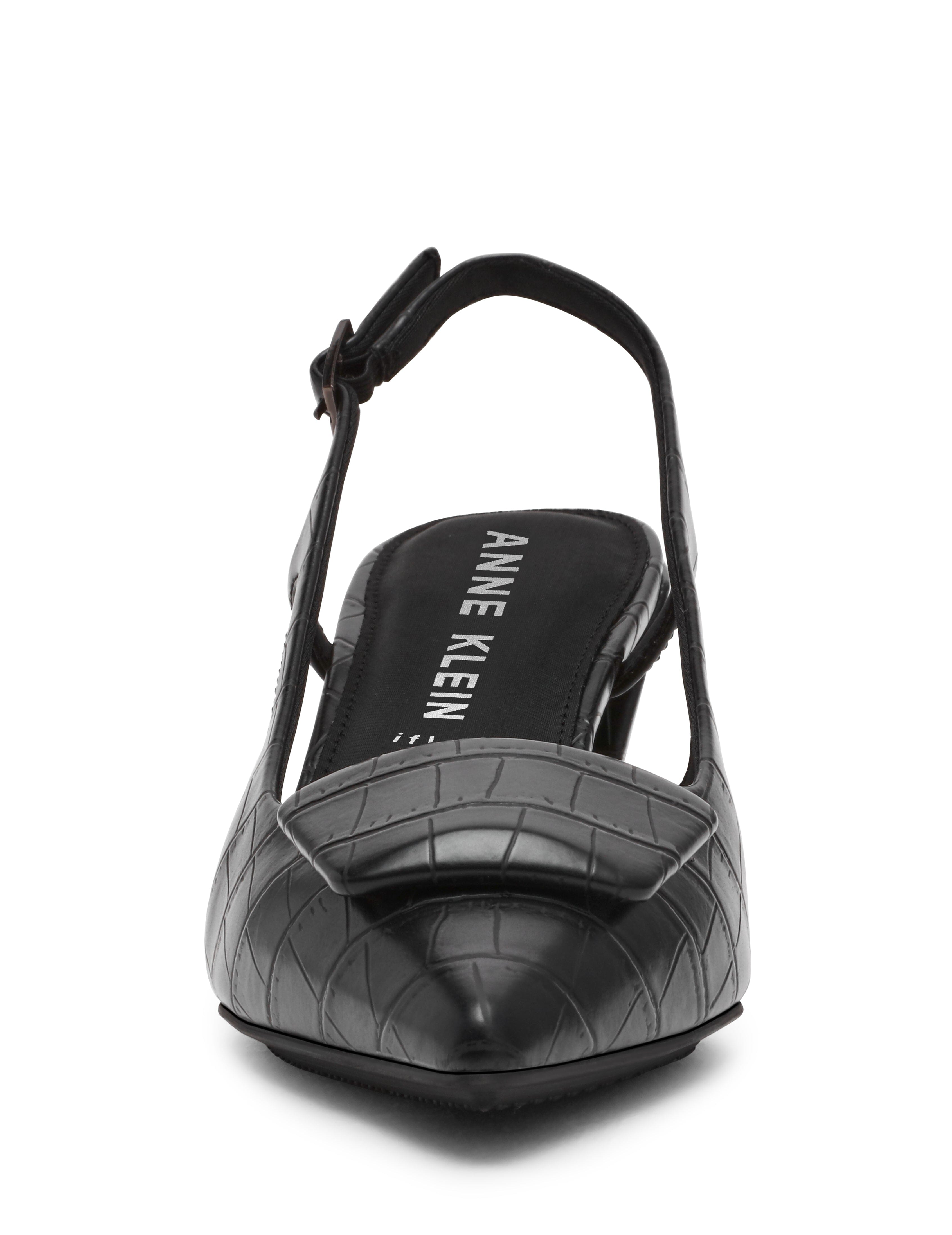 Renetta - Anne Klein Black Croc