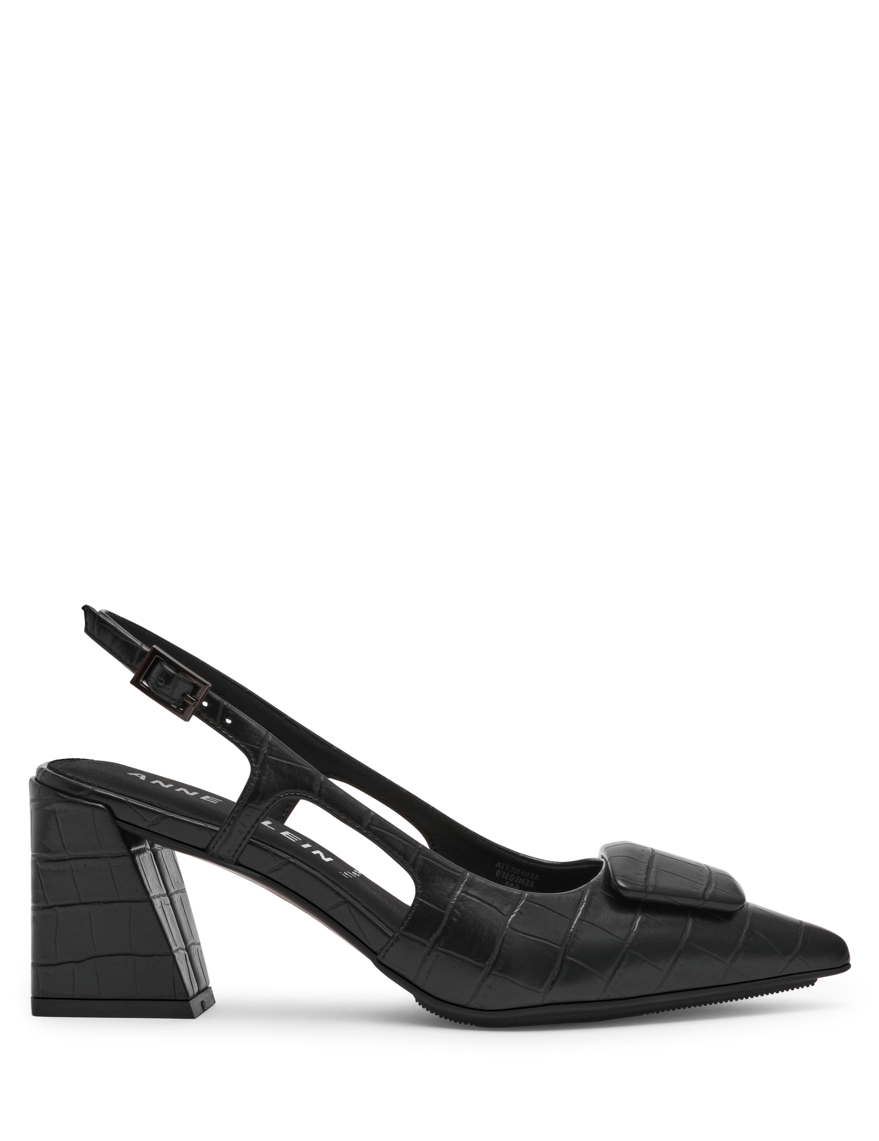 Renetta - Anne Klein Black Croc