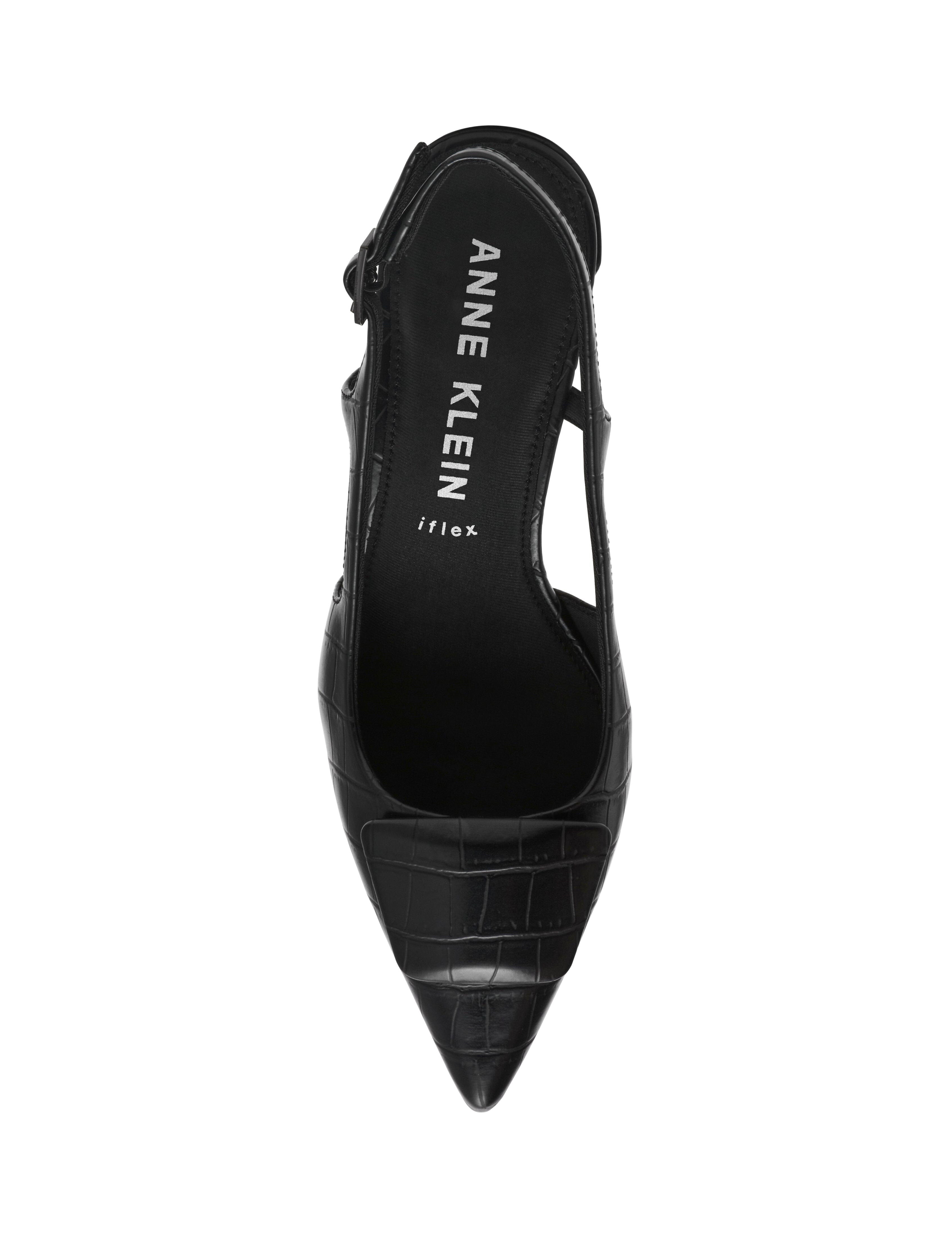 Renetta - Anne Klein Black Croc