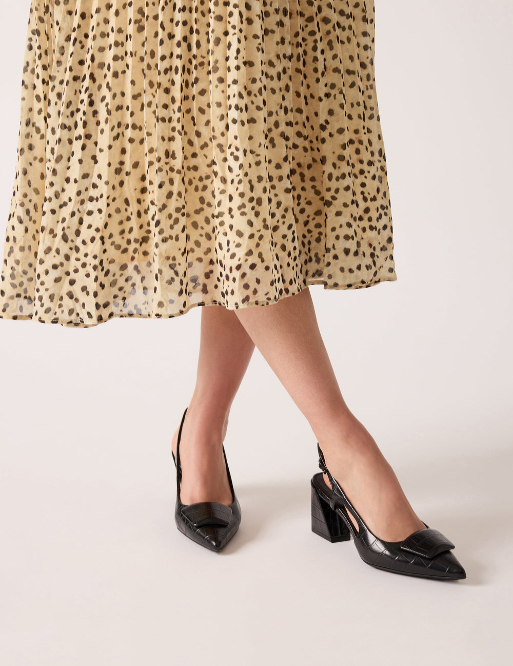 Renetta - Anne Klein Black Croc