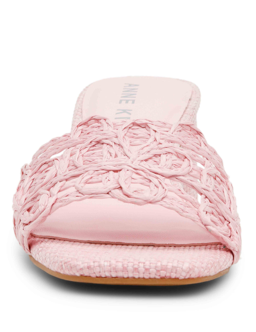 Flores Block Heel - Anne Klein Pink Raffia