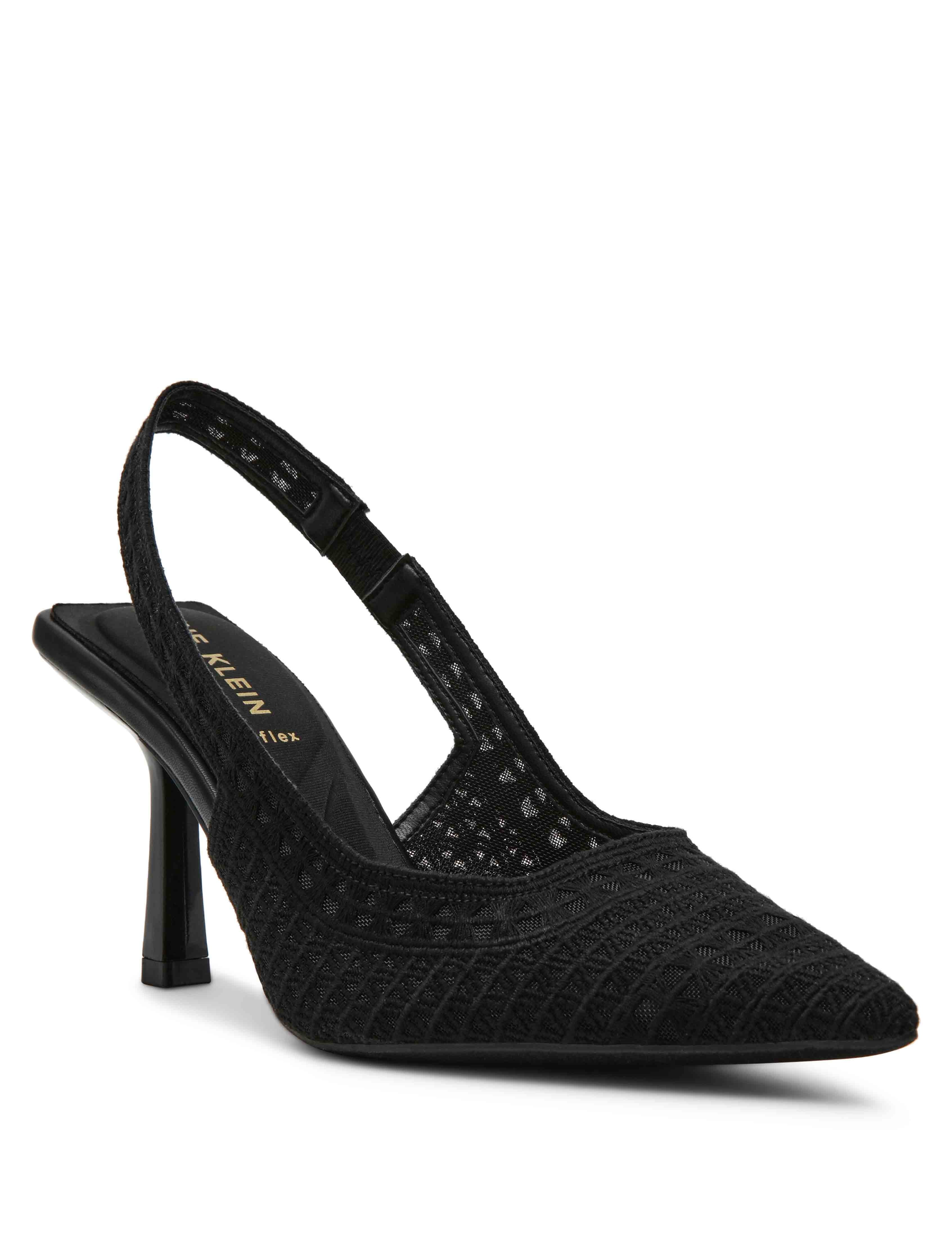 Ismeralda Slingback - Anne Klein Black Crochet