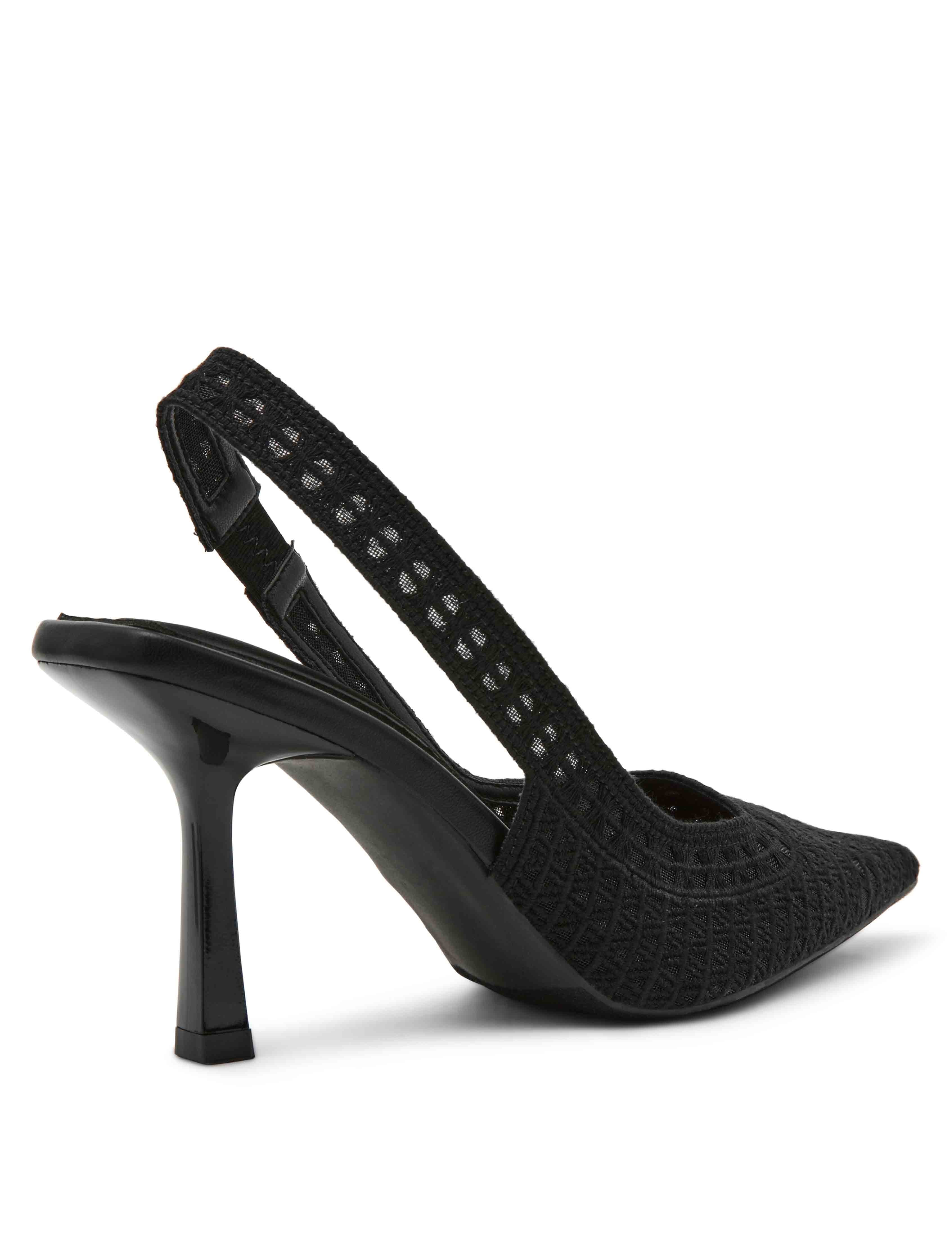 Ismeralda Slingback - Anne Klein Black Crochet