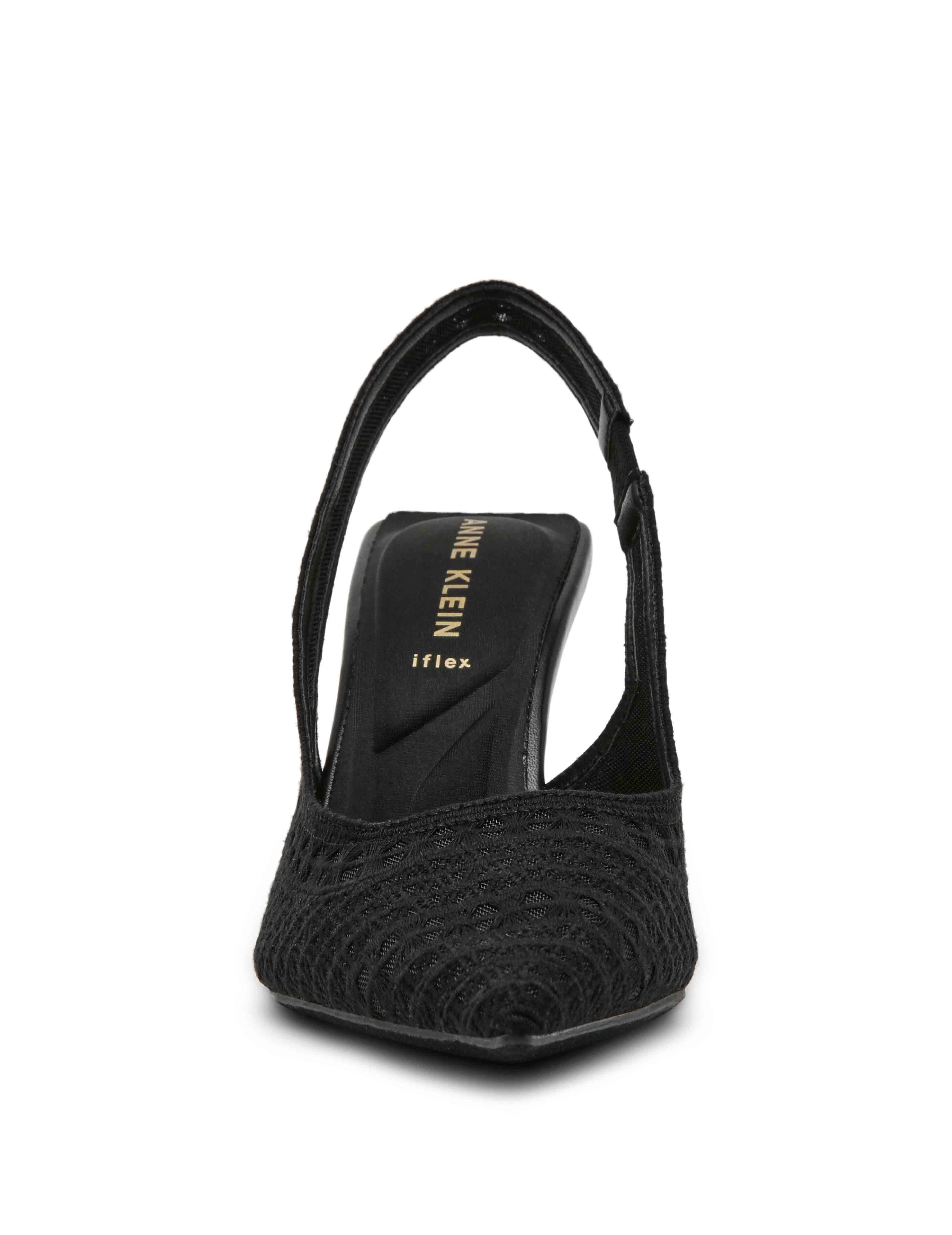 Ismeralda Slingback - Anne Klein Black Crochet