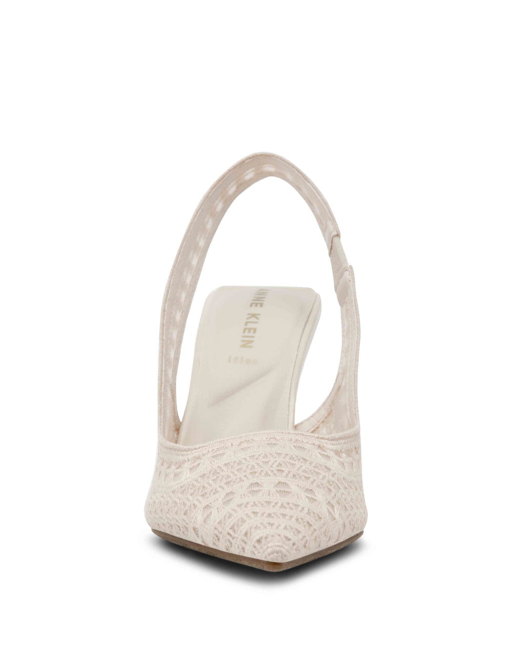 Ismeralda Slingback - Anne Klein Cream Crochet