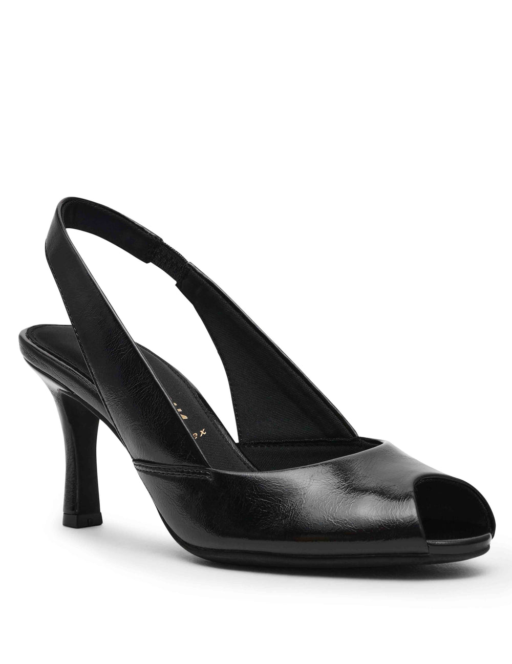 Jovi Slingback - Anne Klein Black Crinkle