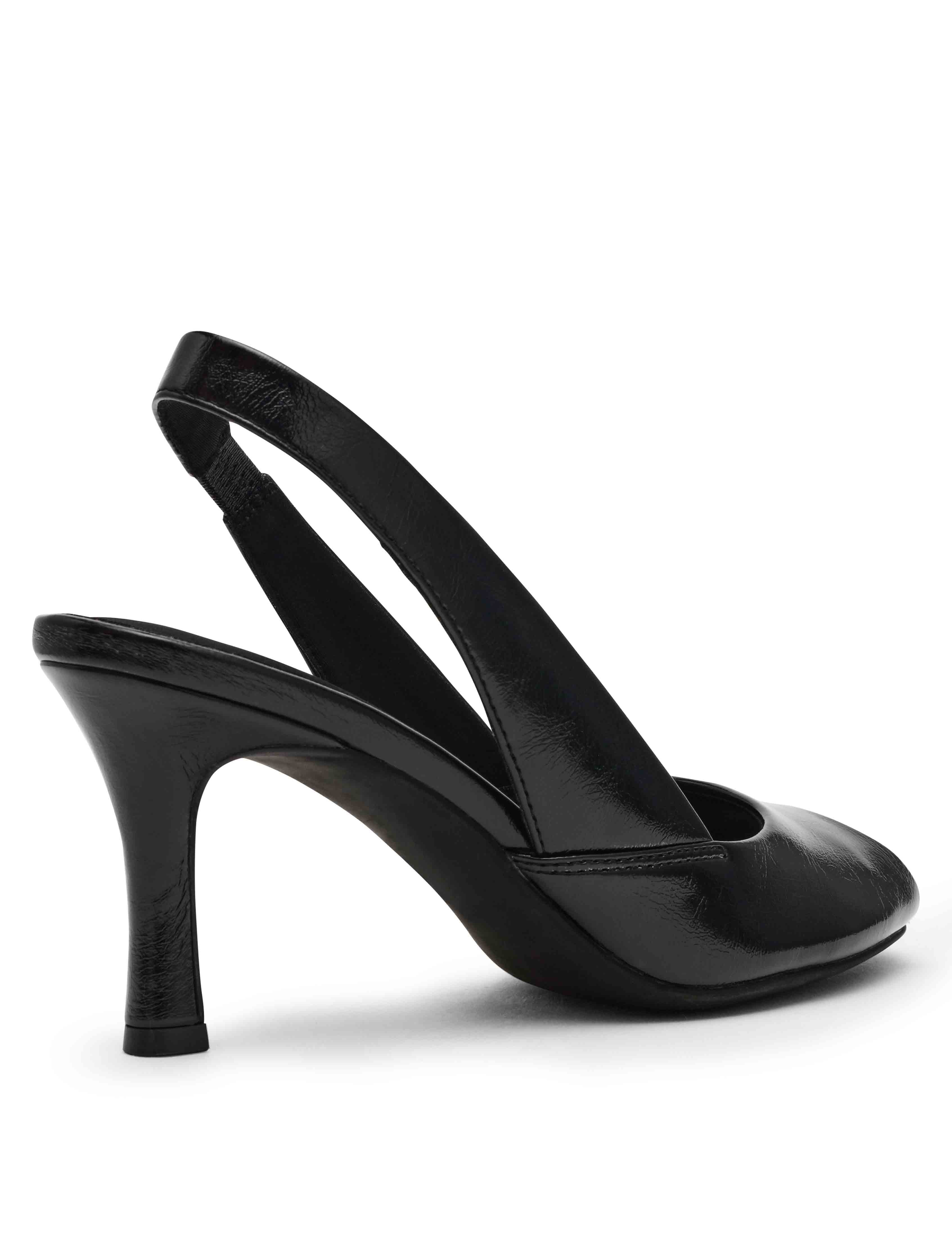 Jovi Slingback - Anne Klein Black Crinkle