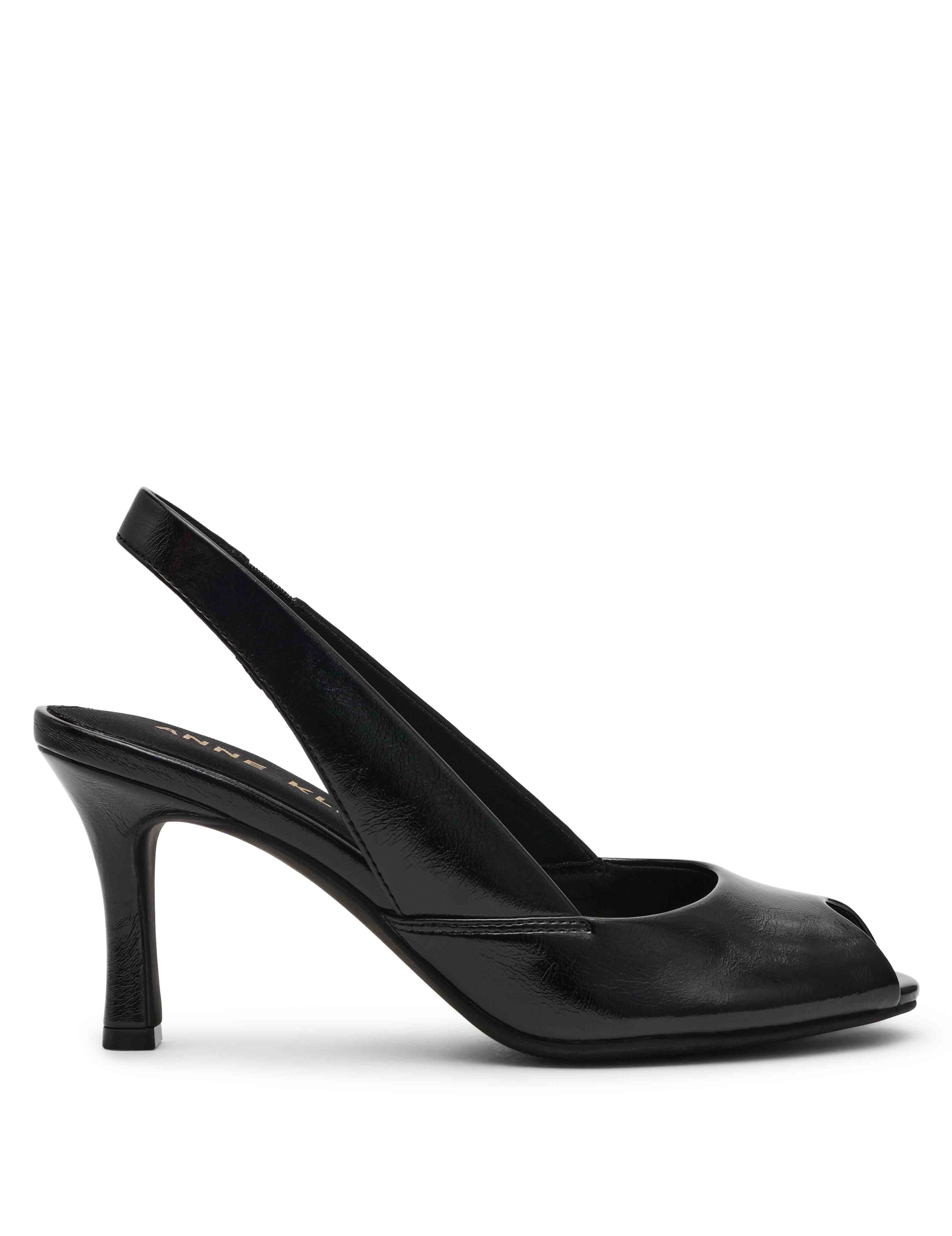 Jovi Slingback - Anne Klein Black Crinkle