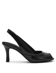 Jovi Slingback - Anne Klein Black Crinkle