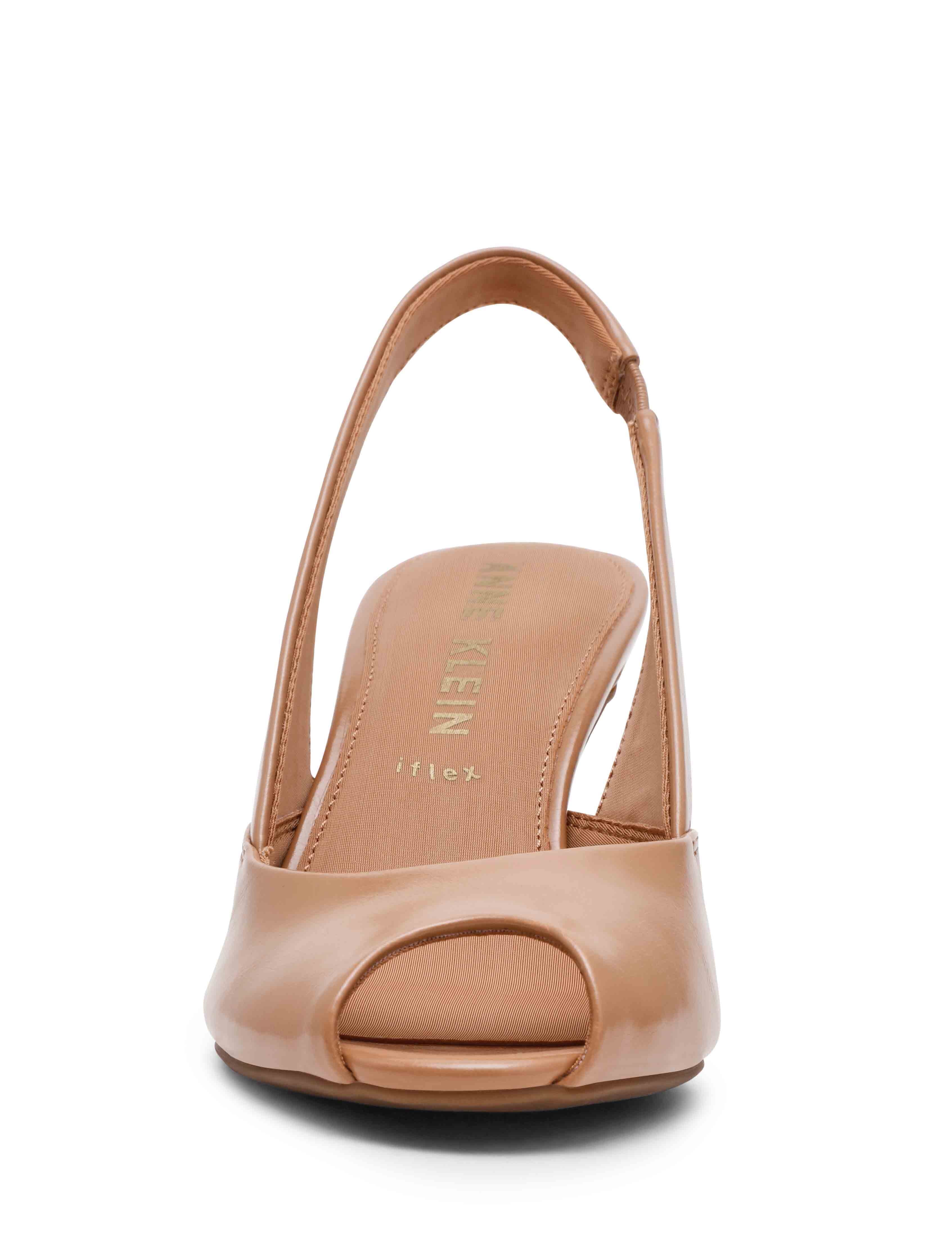 Jovi Slingback - Anne Klein Tan Crinkle
