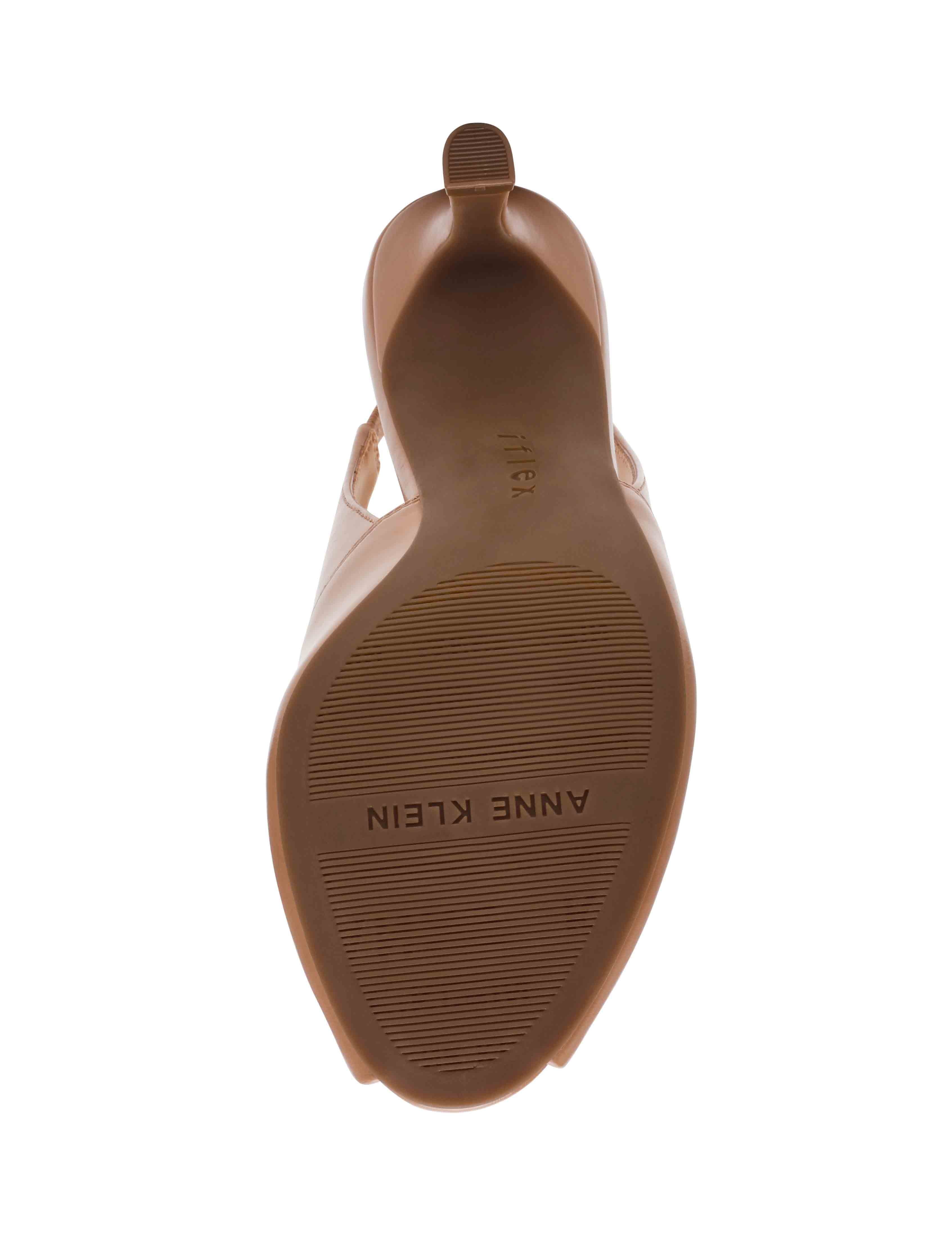 Jovi Slingback - Anne Klein Tan Crinkle
