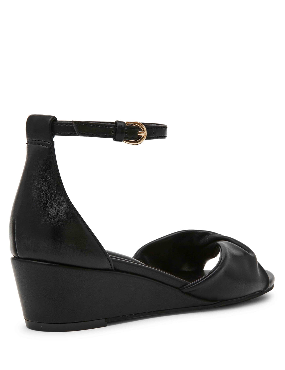 Whitby Wedge - Anne Klein Black Smooth