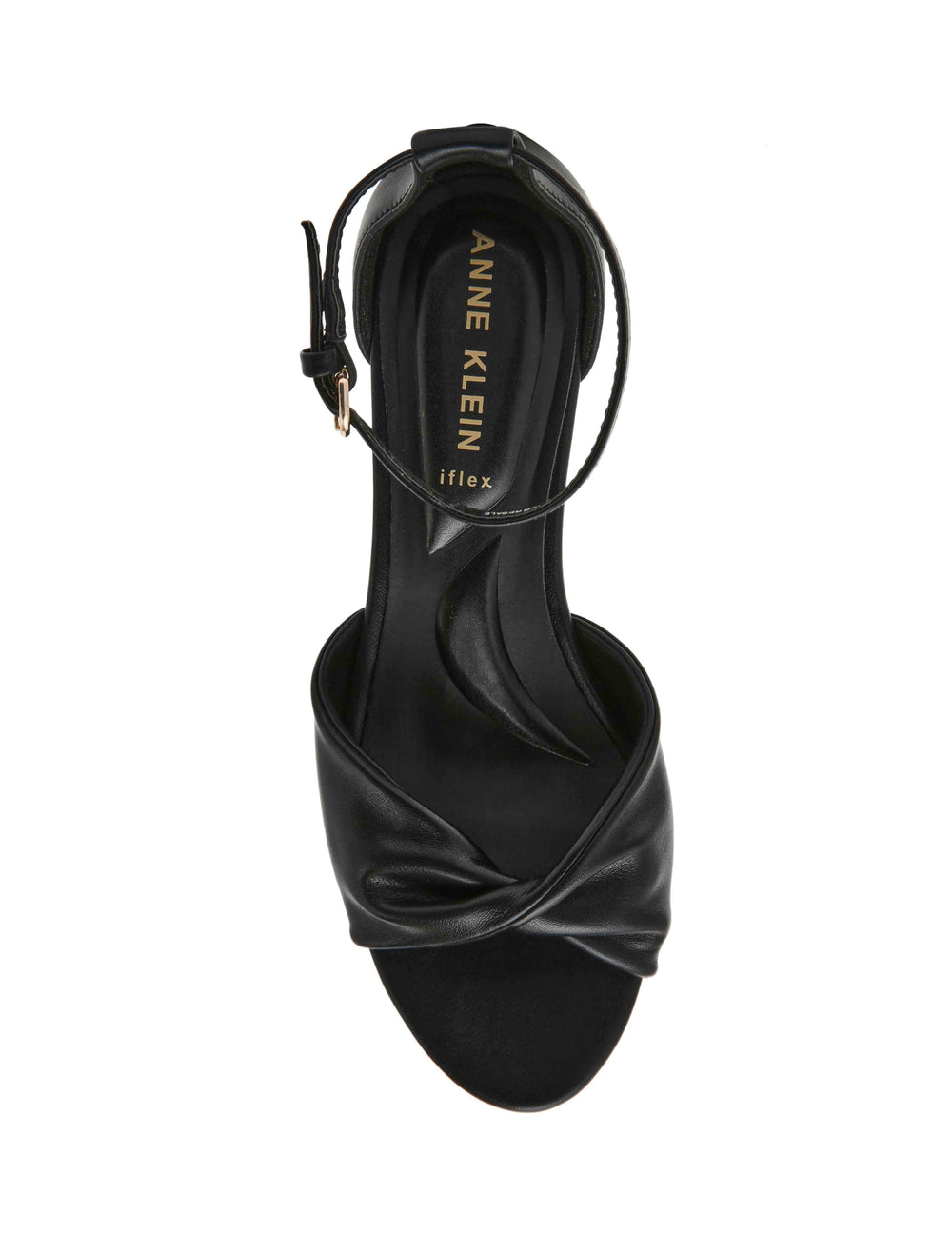 Whitby Wedge - Anne Klein Black Smooth
