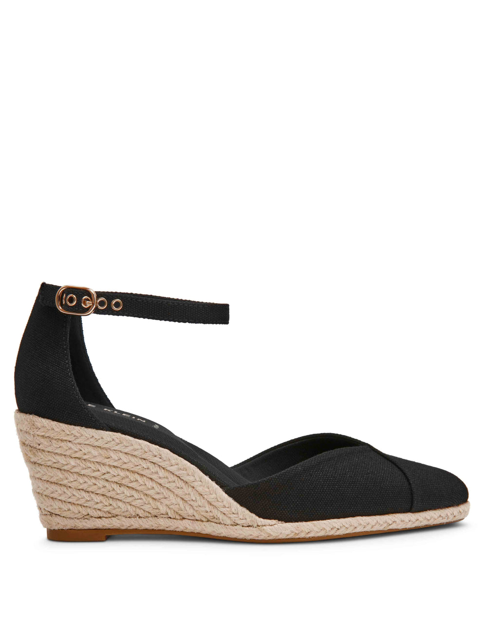 Wilmott Wedge - Anne Klein Black Canvas