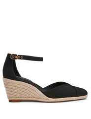 Wilmott Wedge - Anne Klein Black Canvas