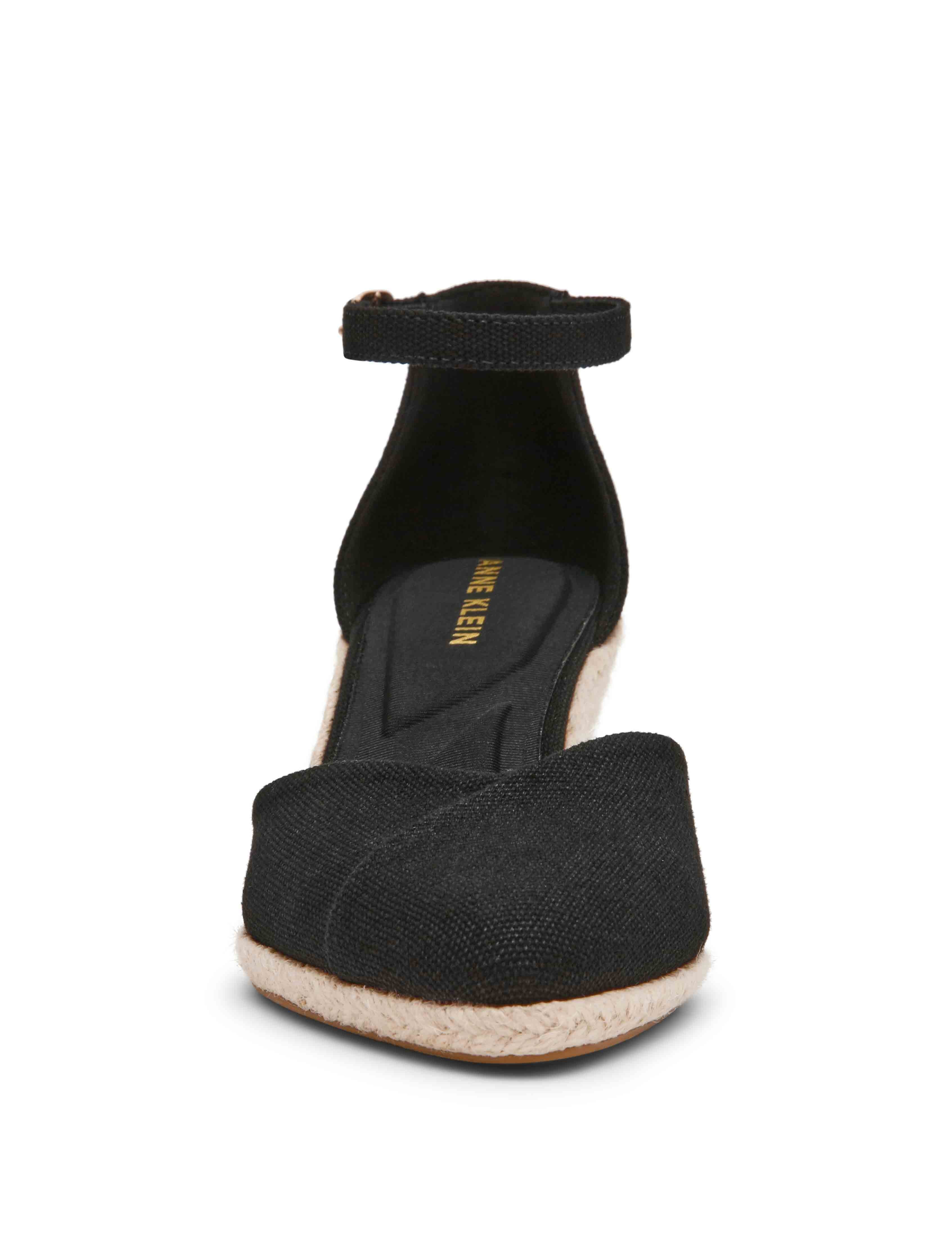 Wilmott Wedge - Anne Klein Black Canvas